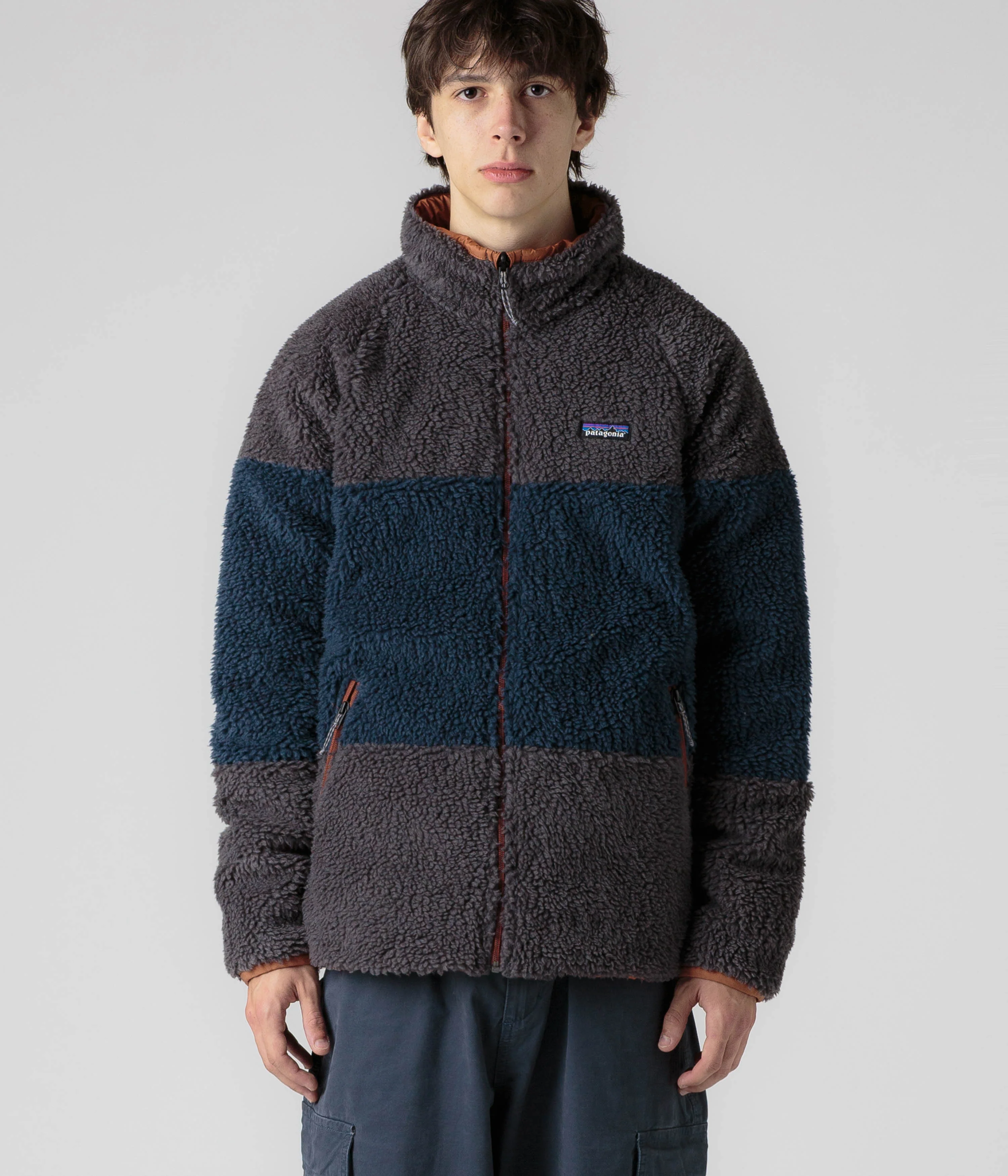 Patagonia Reversible Silent Down Jacket - Sisu Brown - Image 12