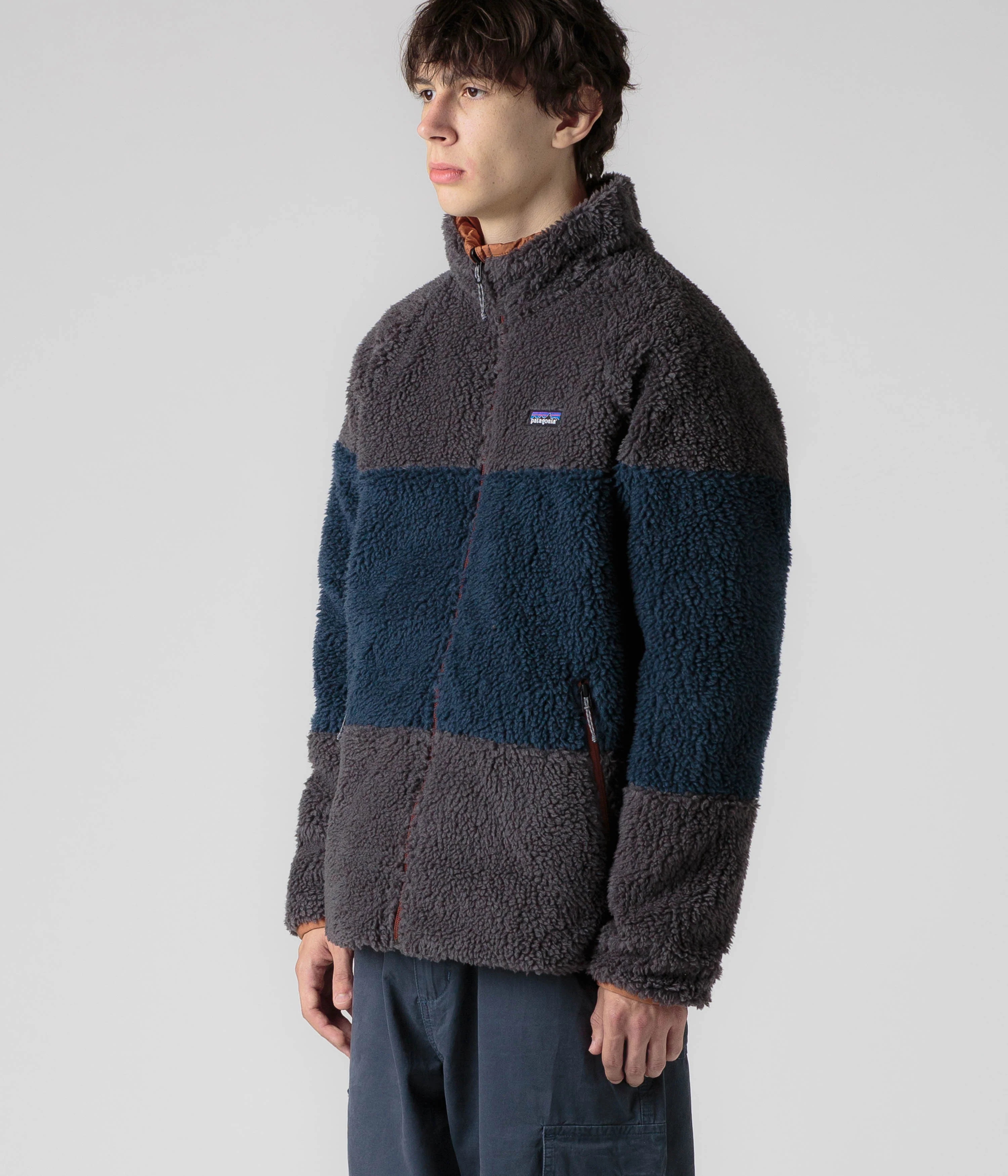 Patagonia Reversible Silent Down Jacket - Sisu Brown - Image 13