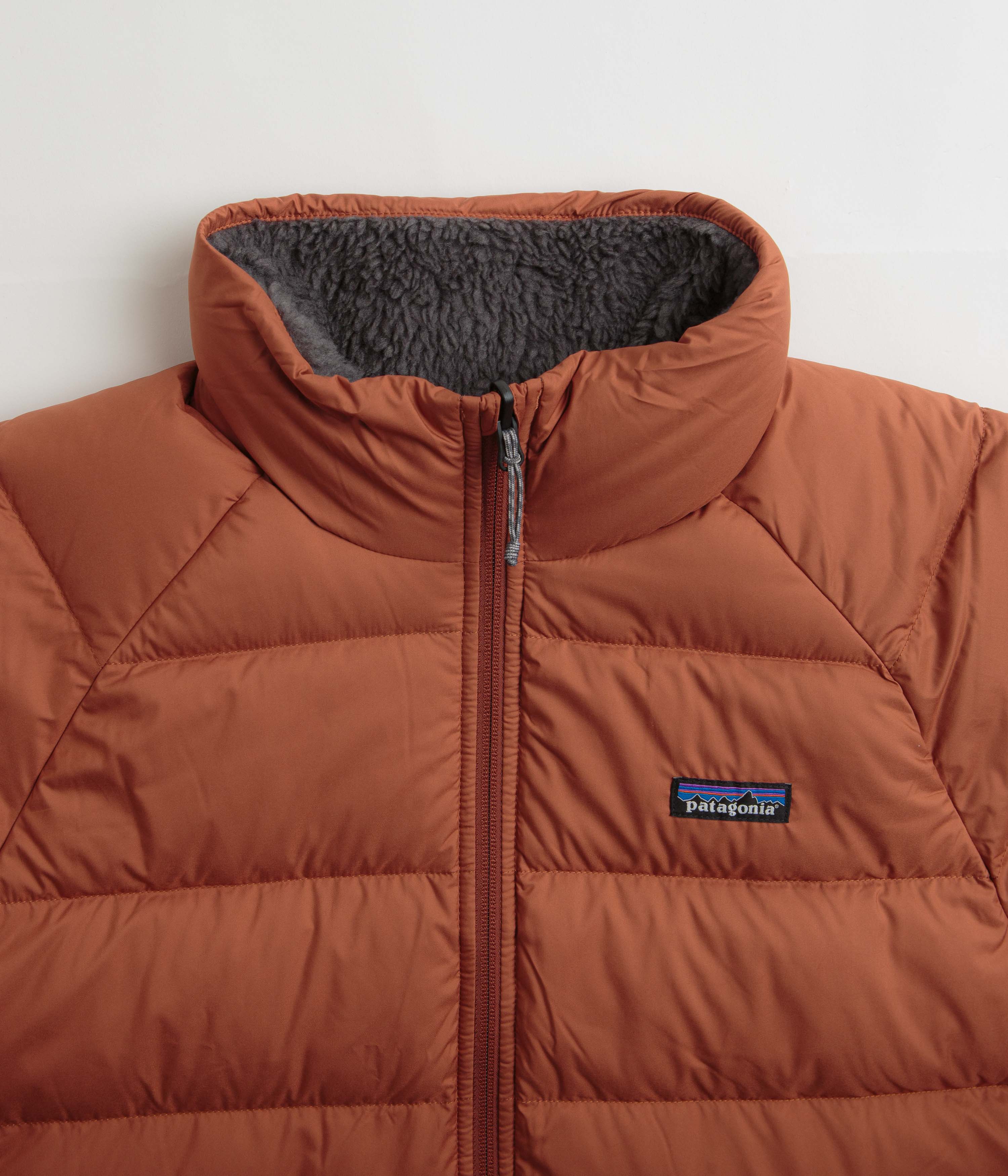Patagonia Reversible Silent Down Jacket - Sisu Brown - Image 3