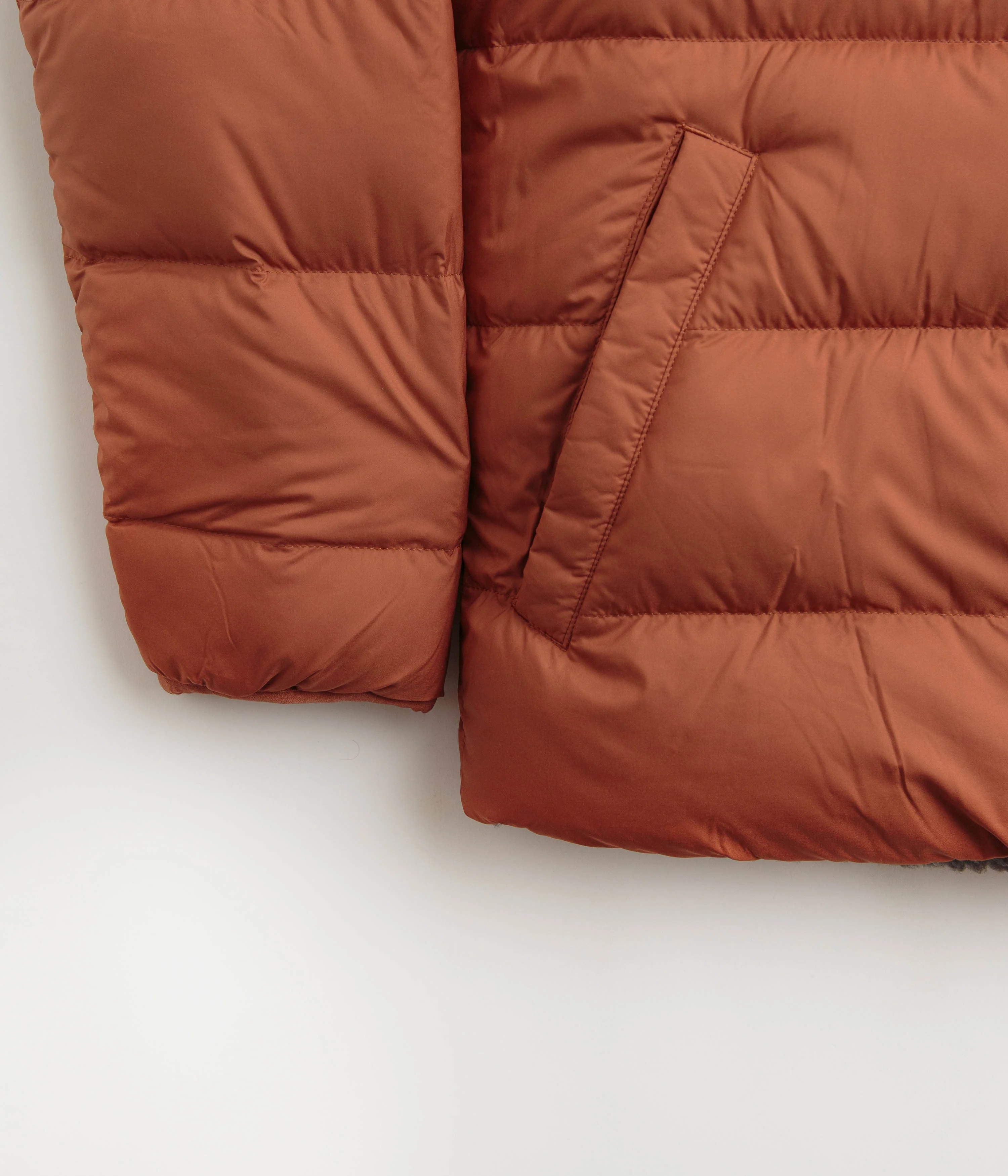 Patagonia Reversible Silent Down Jacket - Sisu Brown - Image 5