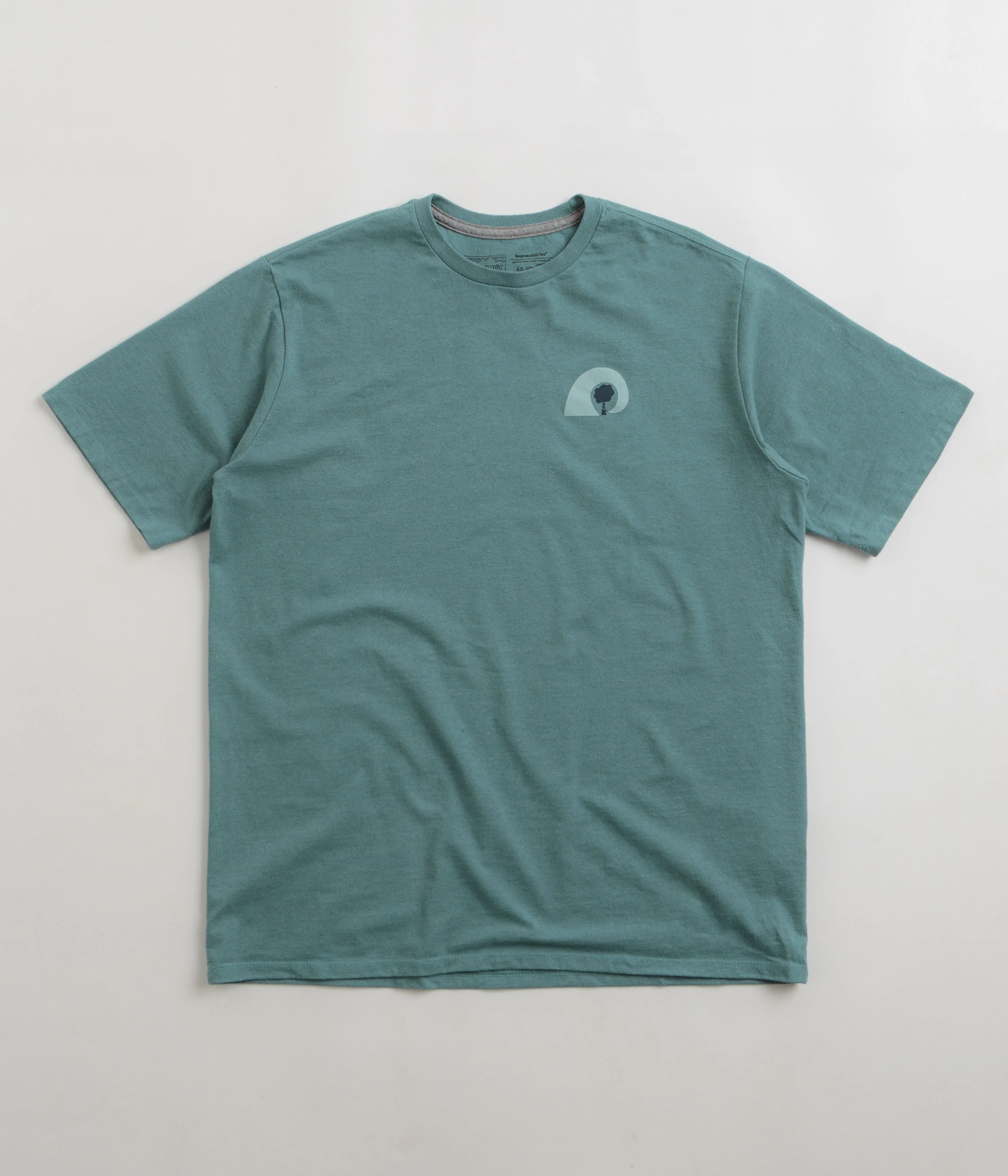 Patagonia Rubber Tree Mark Responsibili-Tee T-Shirt - Belay Blue