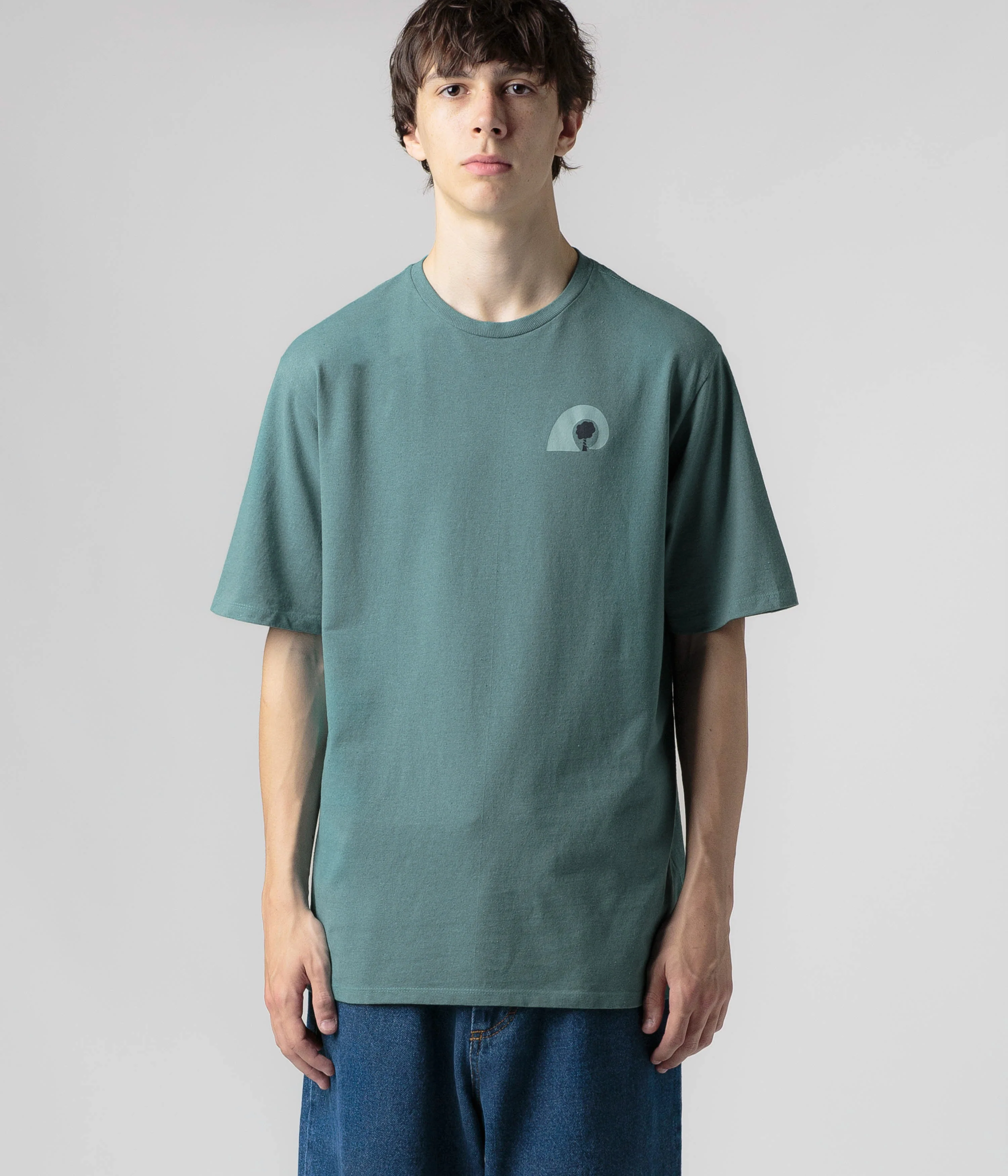 Patagonia Rubber Tree Mark Responsibili-Tee T-Shirt - Belay Blue - Image 6