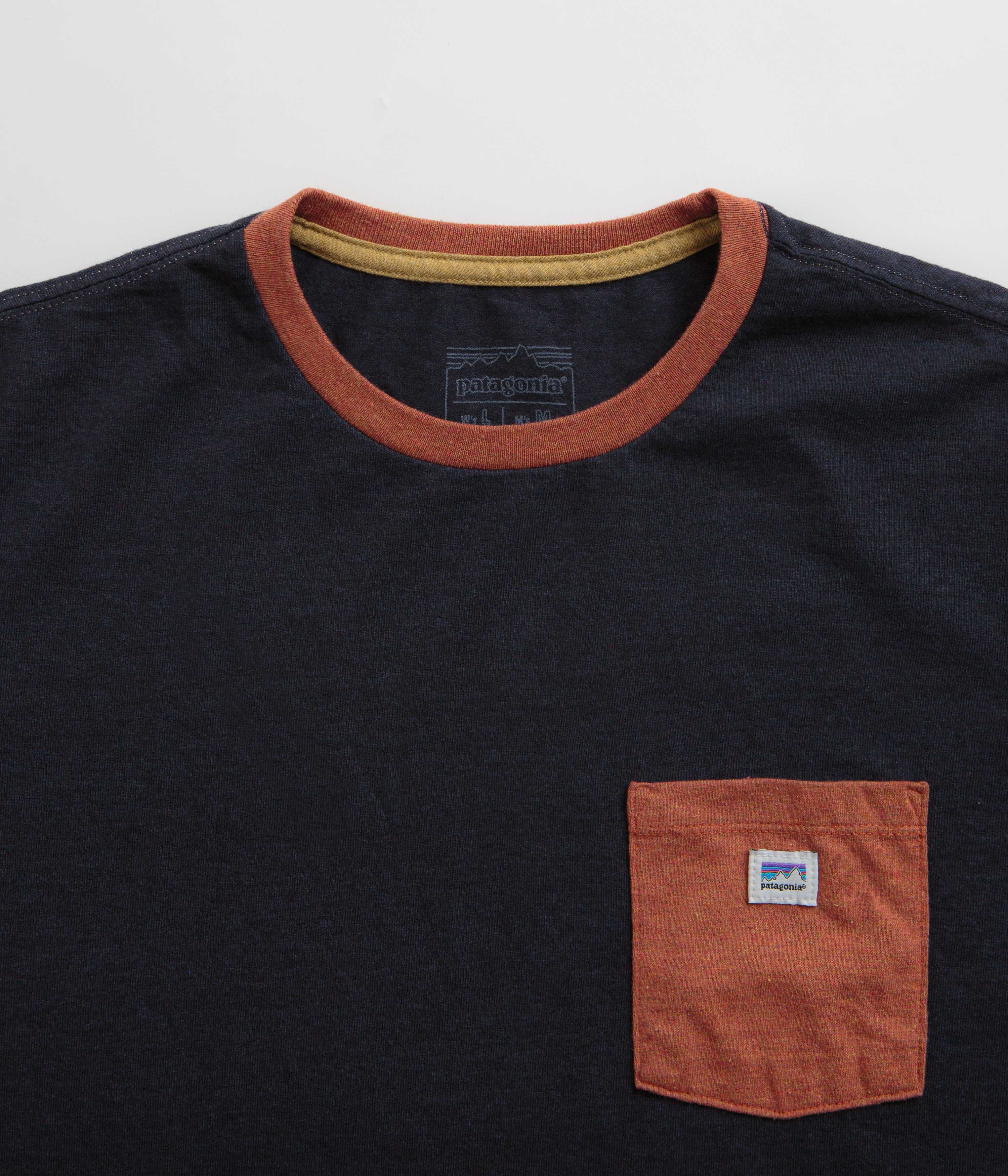 Patagonia Shop Sticker Pocket Responsibili-Tee T-Shirt - Piton Purple - Image 3
