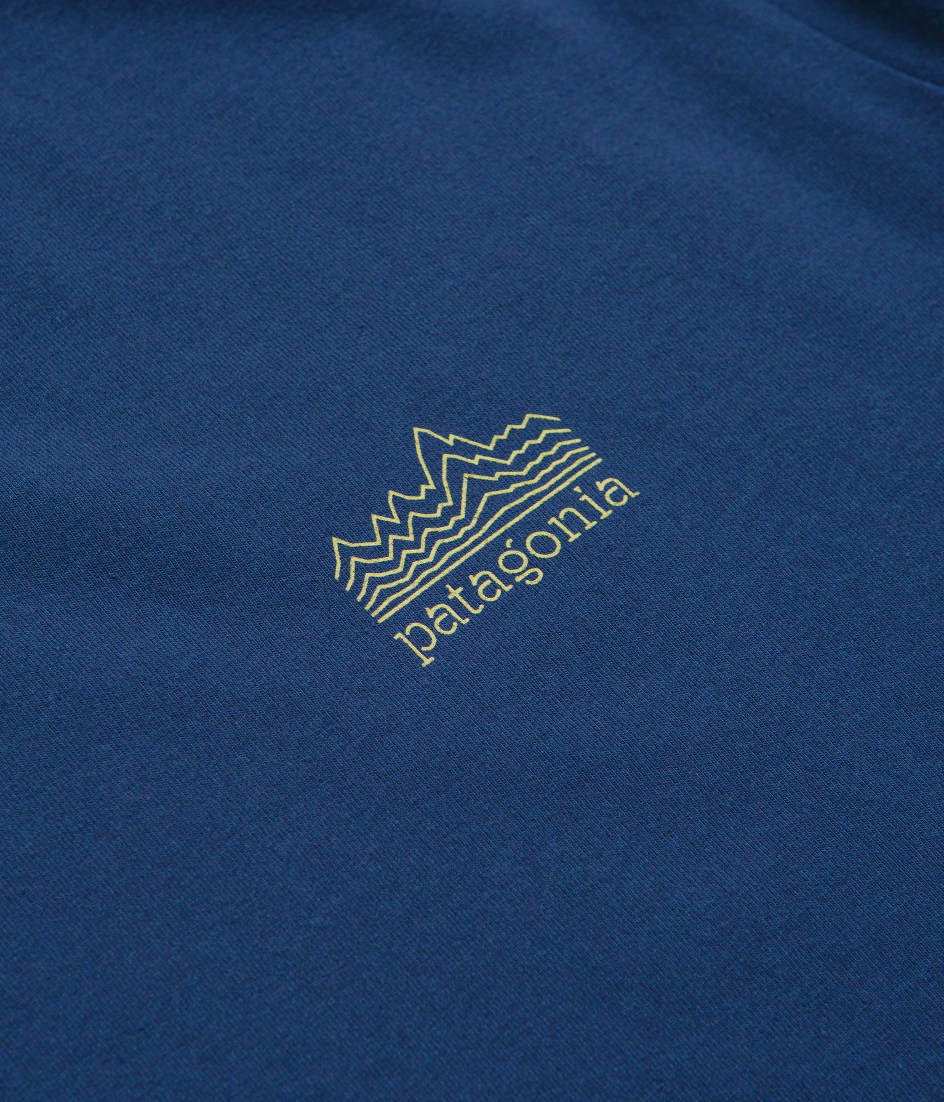 Patagonia Strataspire Responsibili-Tee T-Shirt - Clement Blue - Image 5