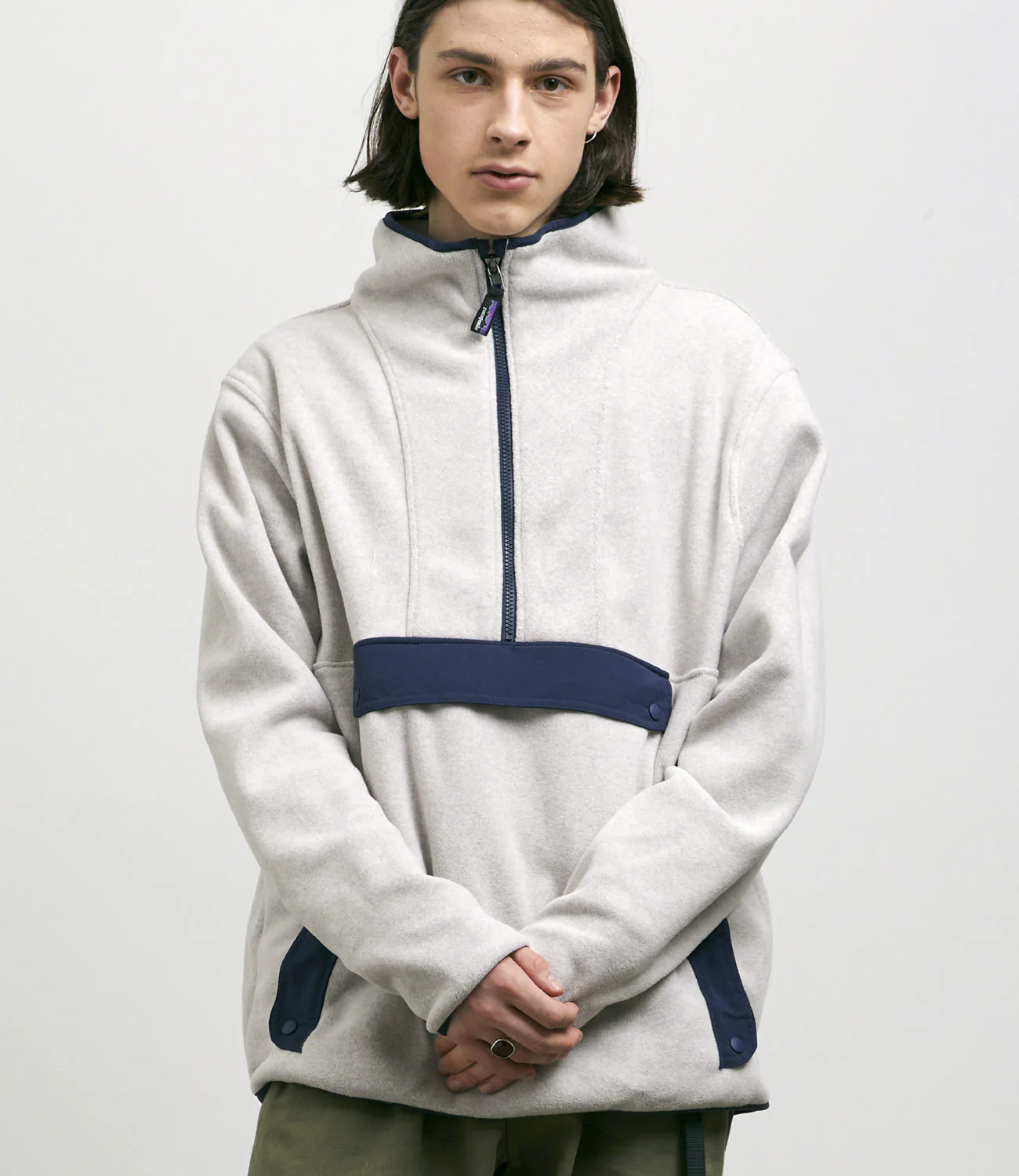 Patagonia Synchilla Fleece Anorak - Oatmeal Heather