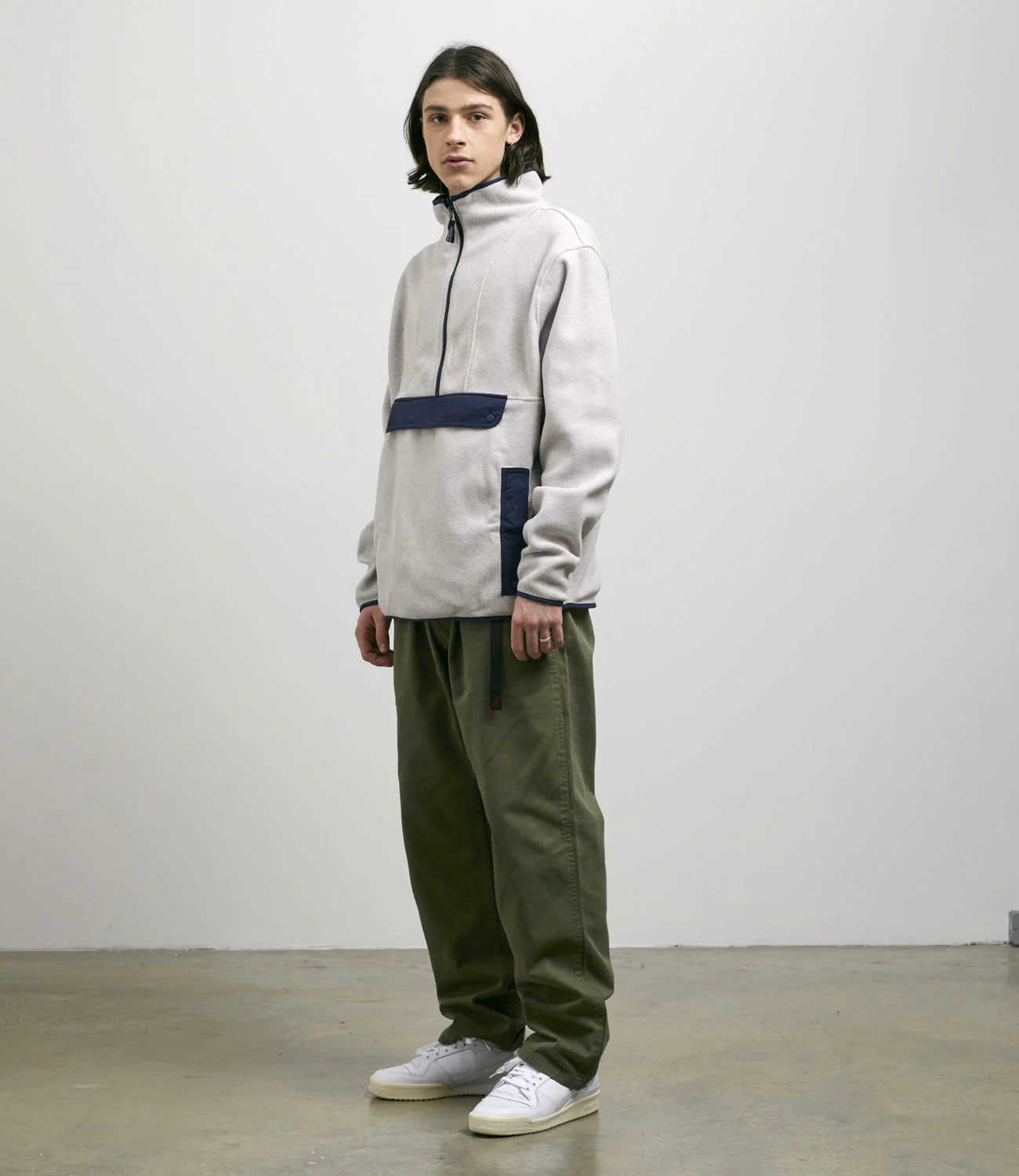 Patagonia Synchilla Fleece Anorak - Oatmeal Heather - Image 3