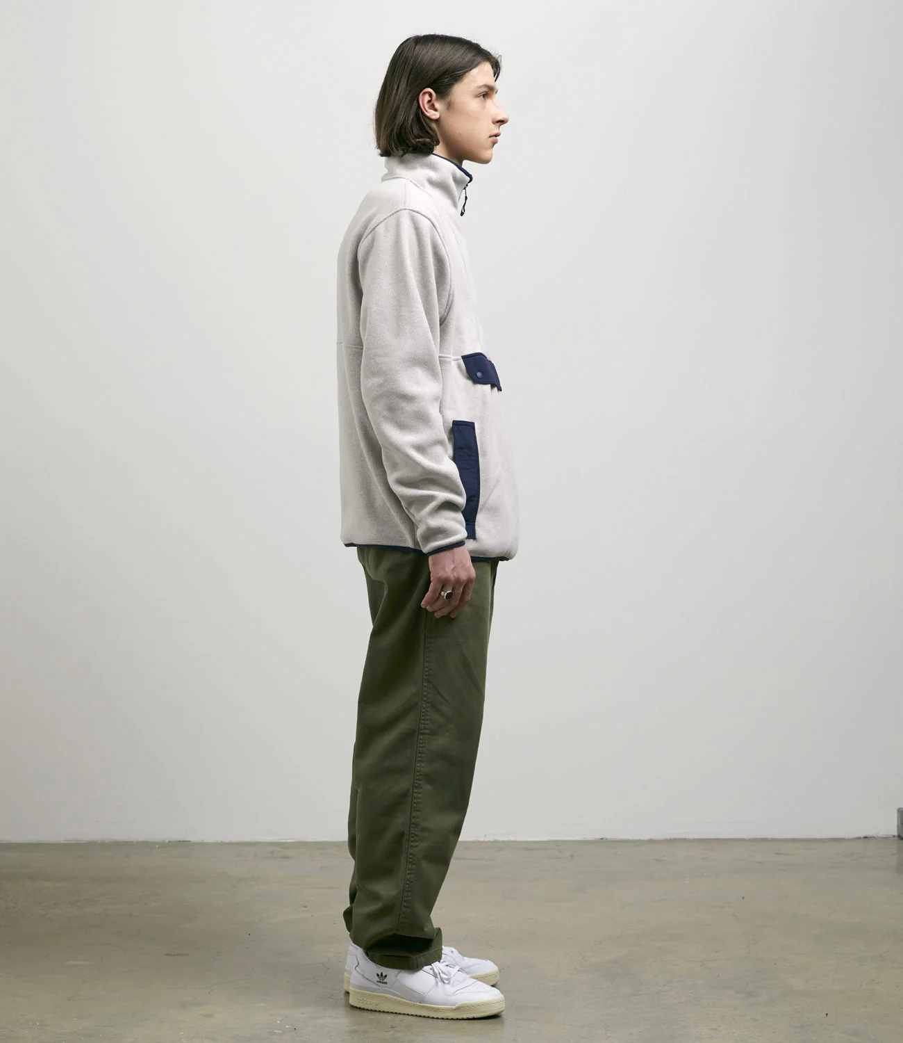 Patagonia Synchilla Fleece Anorak - Oatmeal Heather - Image 5