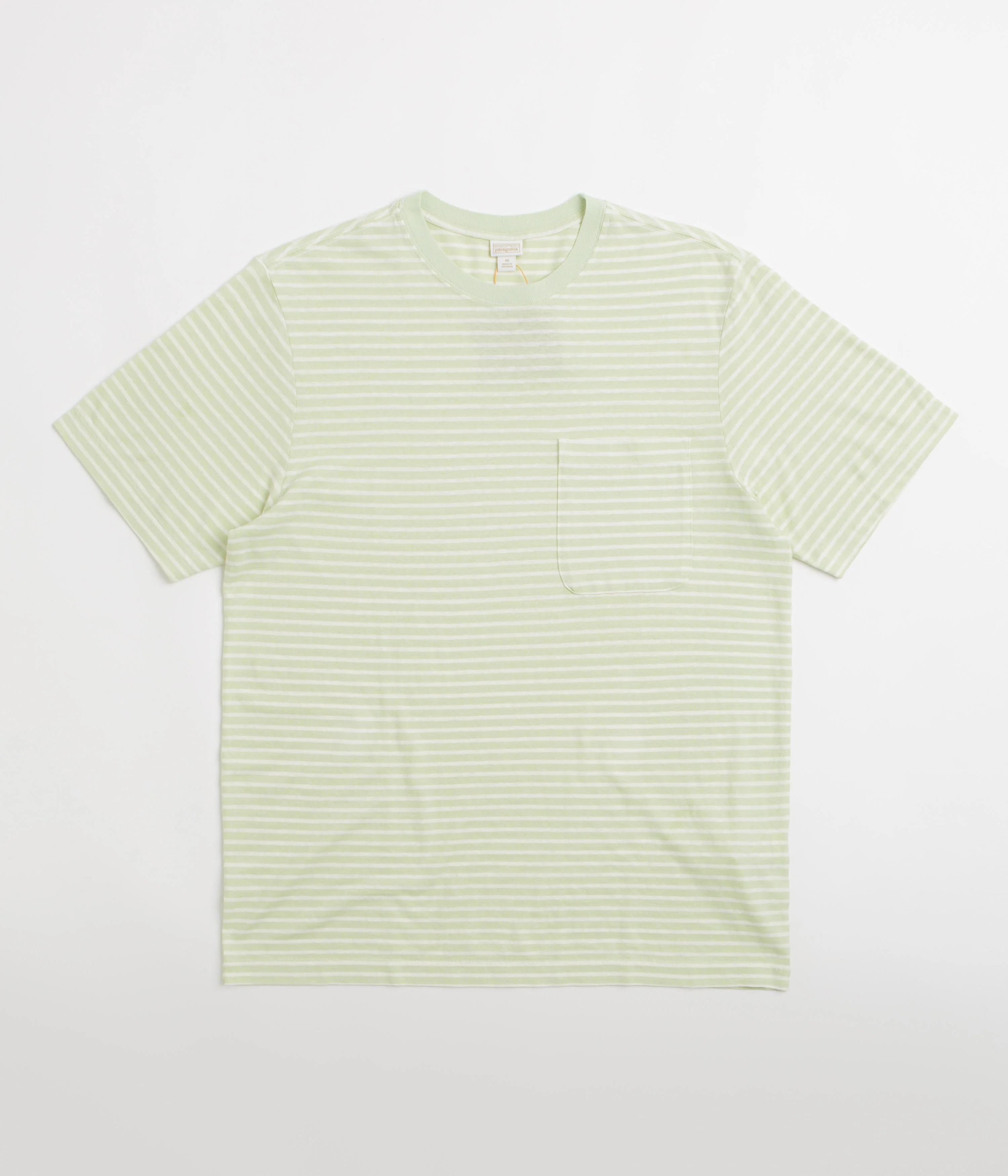 Patagonia Trail Harbor Pocket T-Shirt - Steps: Lichen Green