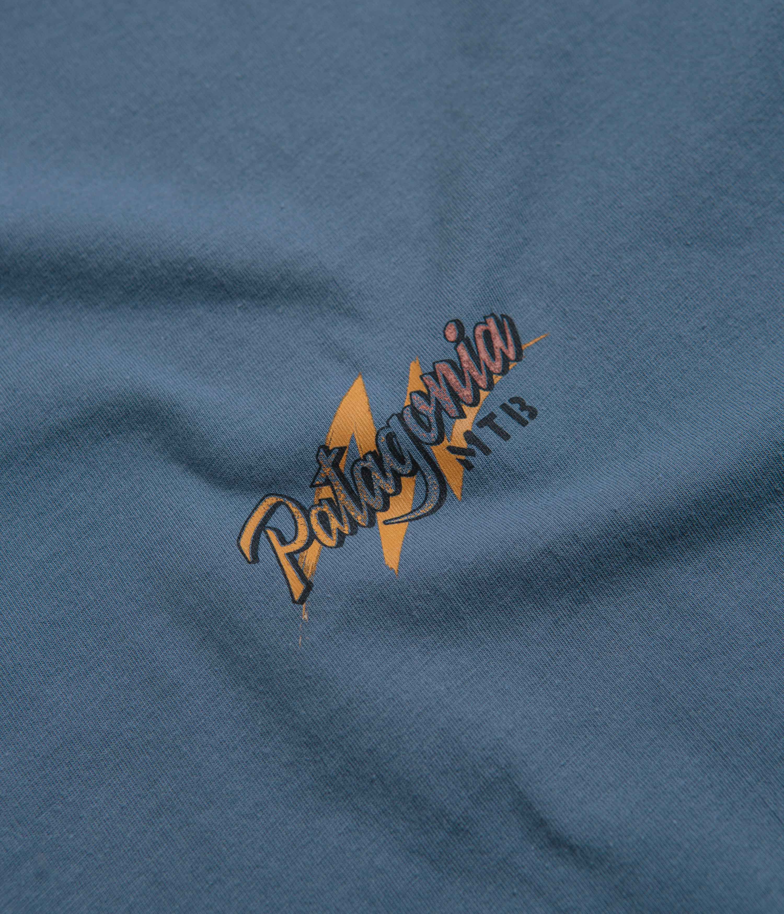Patagonia Trail Hound Organic T-Shirt - Utility Blue - Image 3