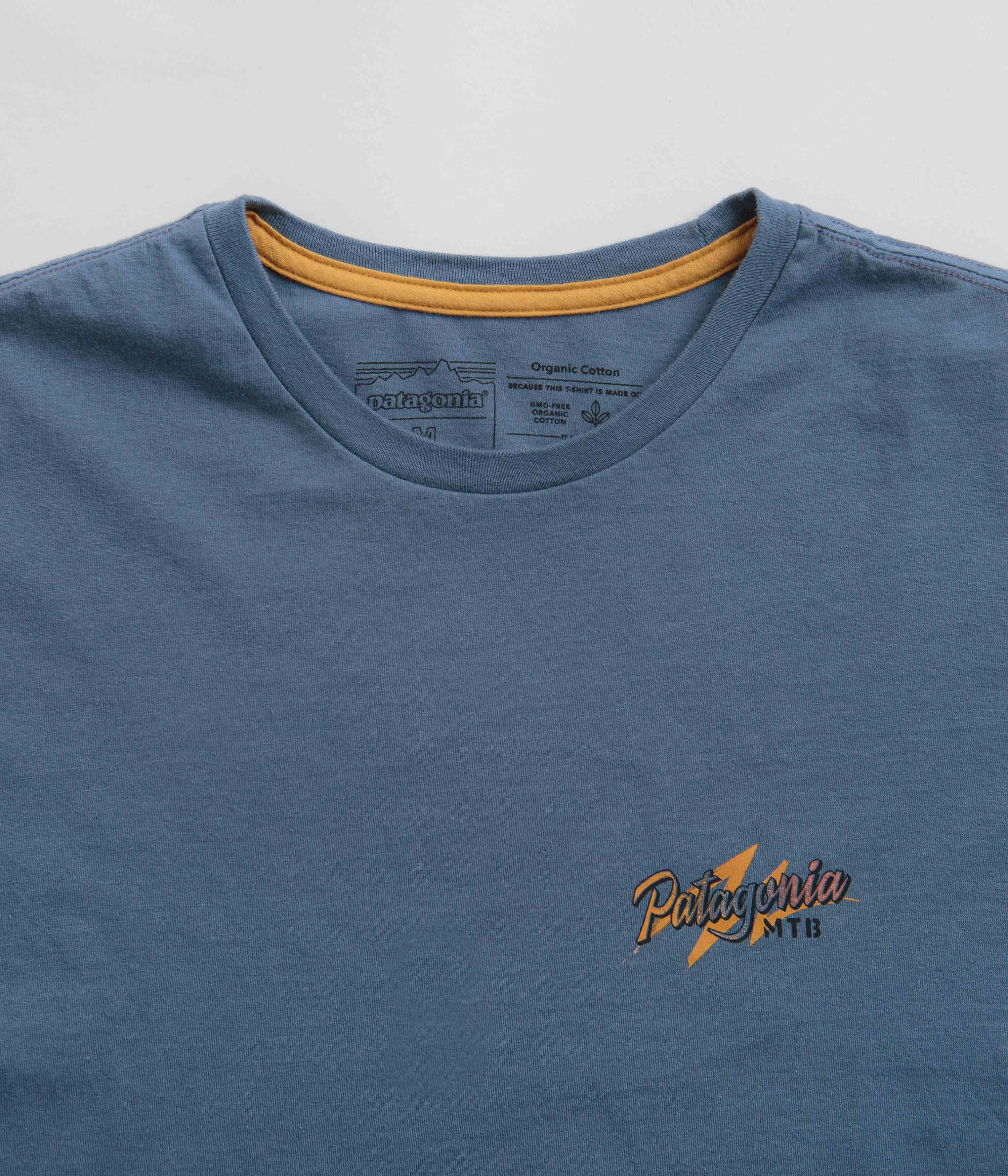 Patagonia Trail Hound Organic T-Shirt - Utility Blue - Image 4