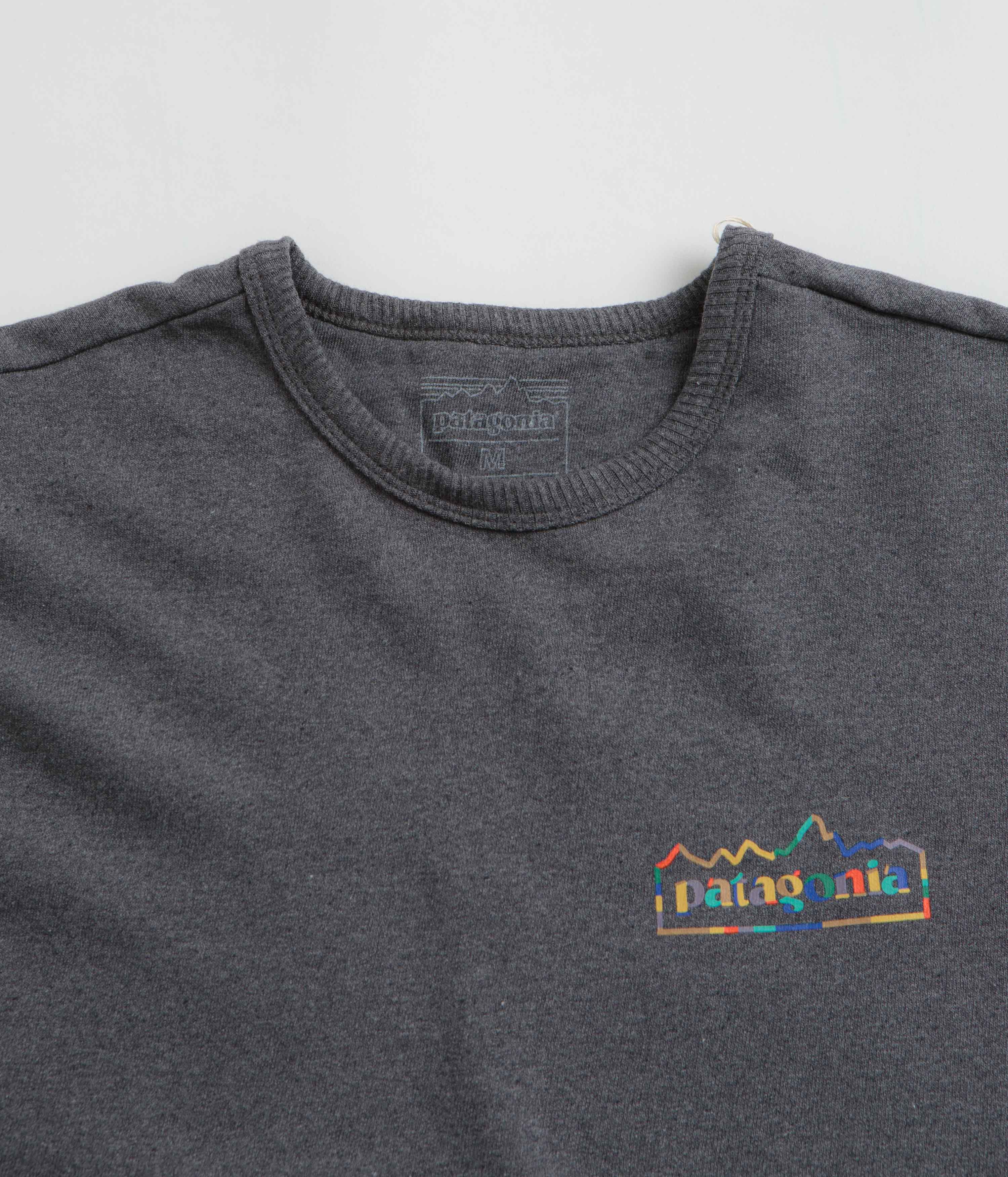 Patagonia Unity Fitz Wildrise Crewneck Sweatshirt - Ink Black - Image 2