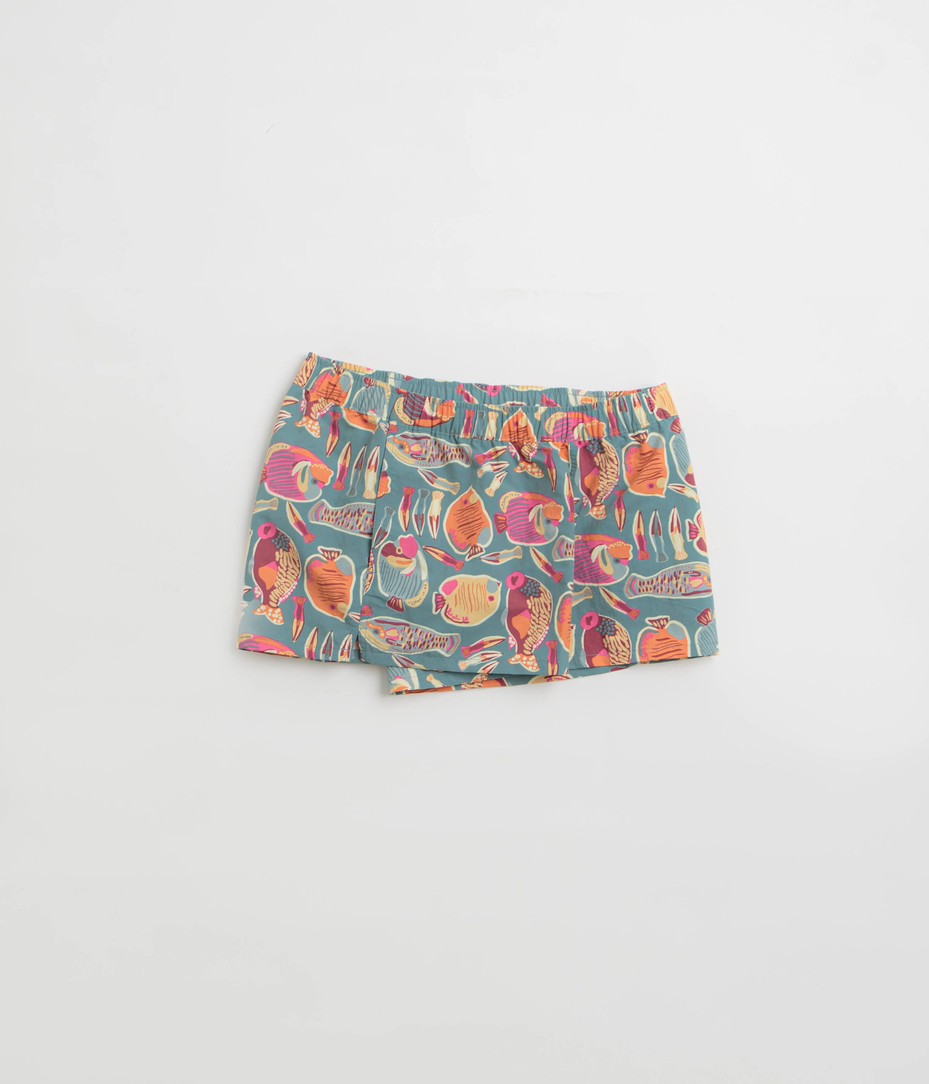 Patagonia Womens Barely Baggies 2.5" Shorts - Wrasse: Wetland Blue - Image 3