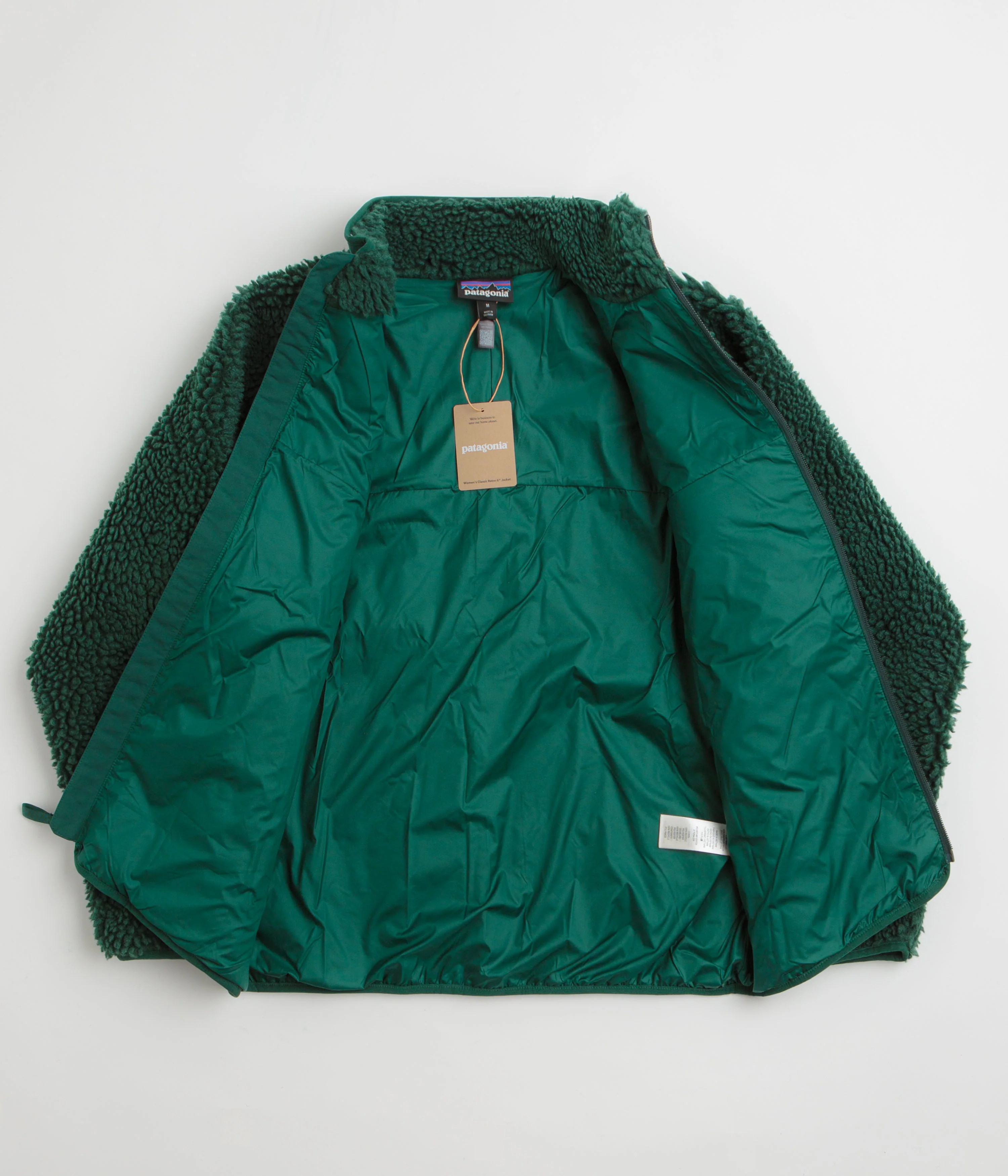 Patagonia Womens Classic Retro-X Jacket - Cascade Green - Image 2