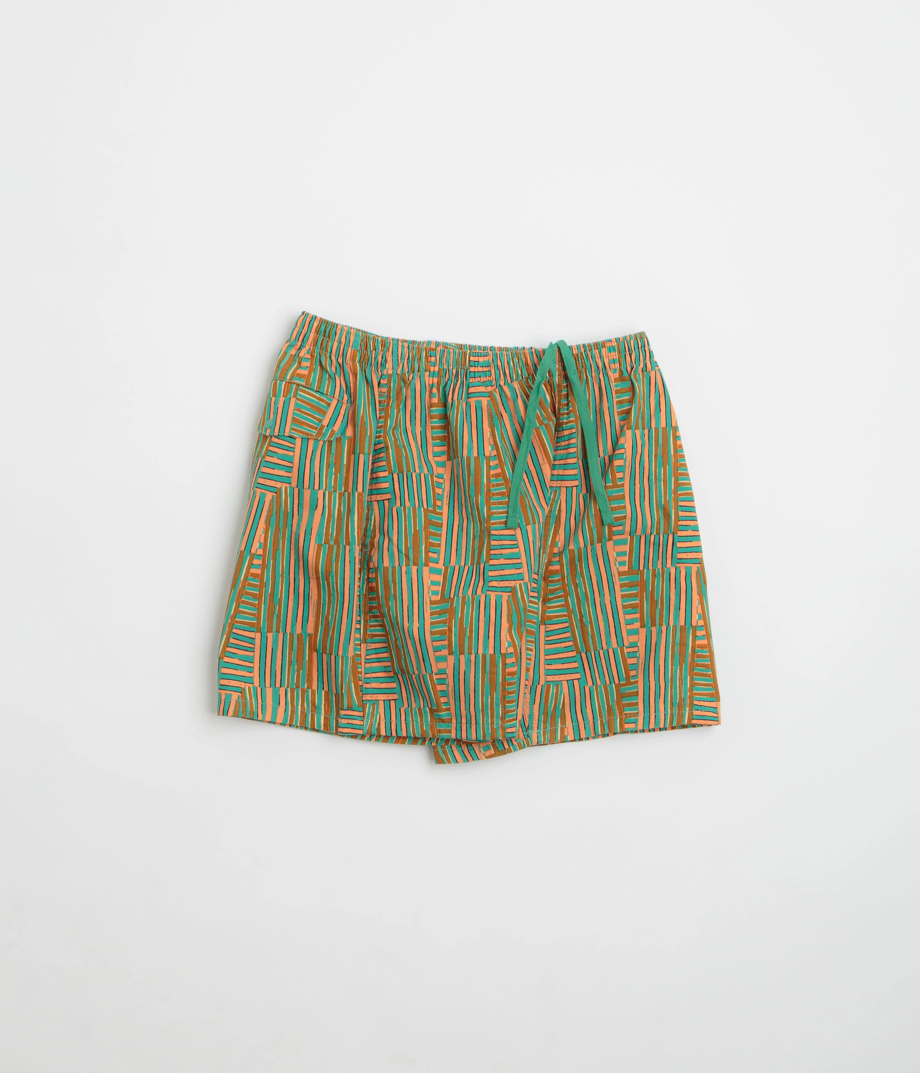 Patagonia Womens Funhoggers Shorts - Quilty Fitz: Heartleaf Green - Image 3