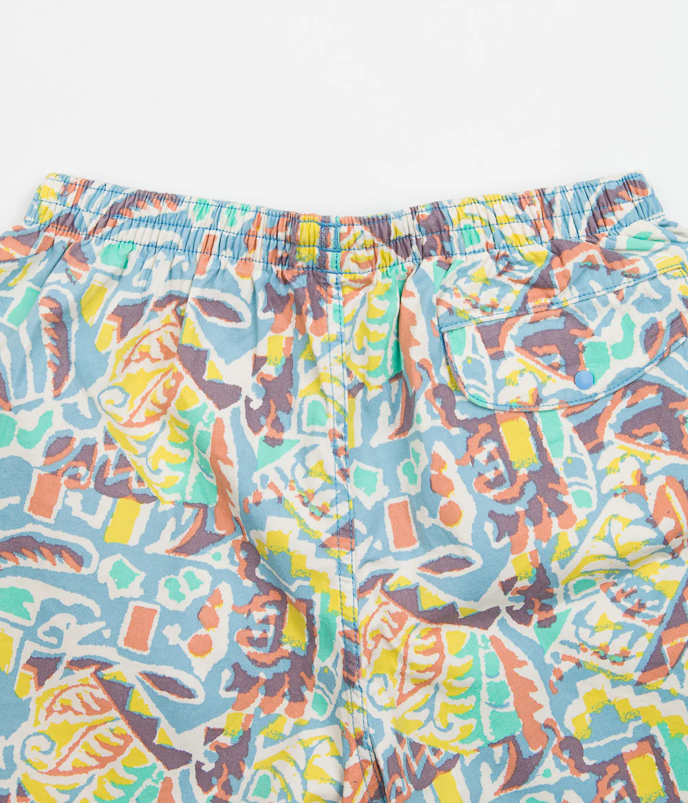 Patagonia Womens Funhoggers Shorts - Thriving Planet: Lago Blue - Image 5