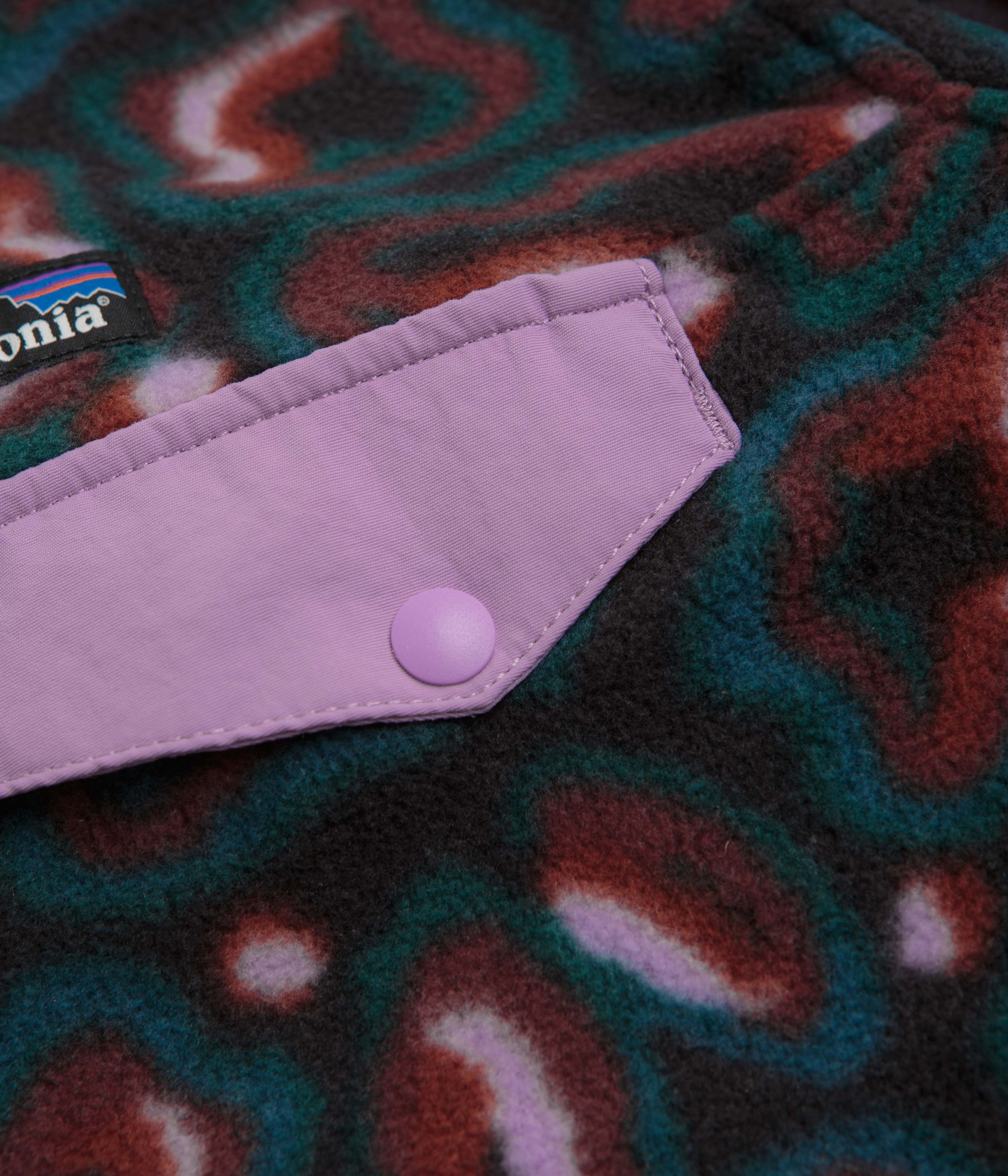 Patagonia Womens Lightweight Synchilla Snap-T Fleece - Soft Spirea: Dried Vanilla - Image 4