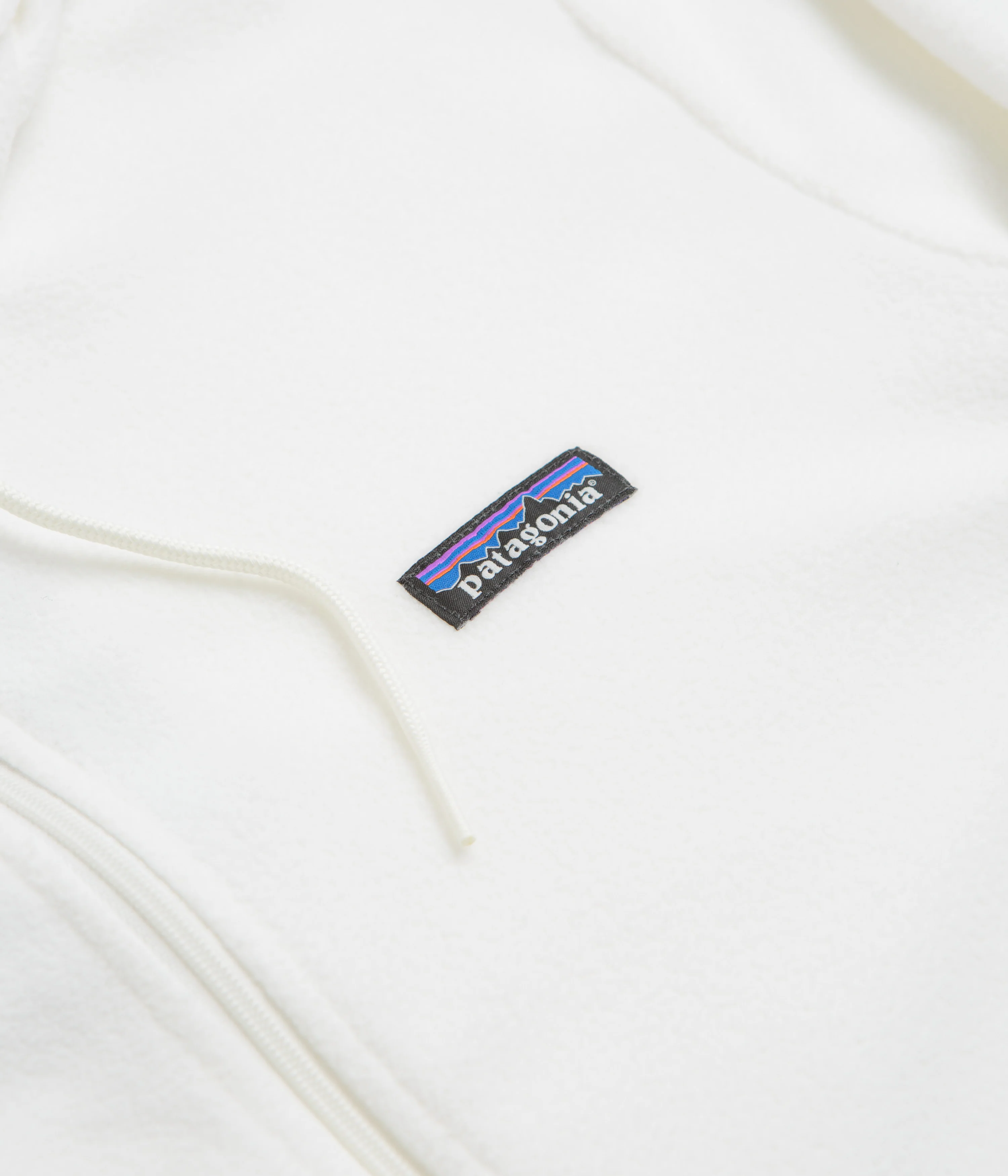 Patagonia Womens Micro D Hooded Fleece - Birch White - Image 5