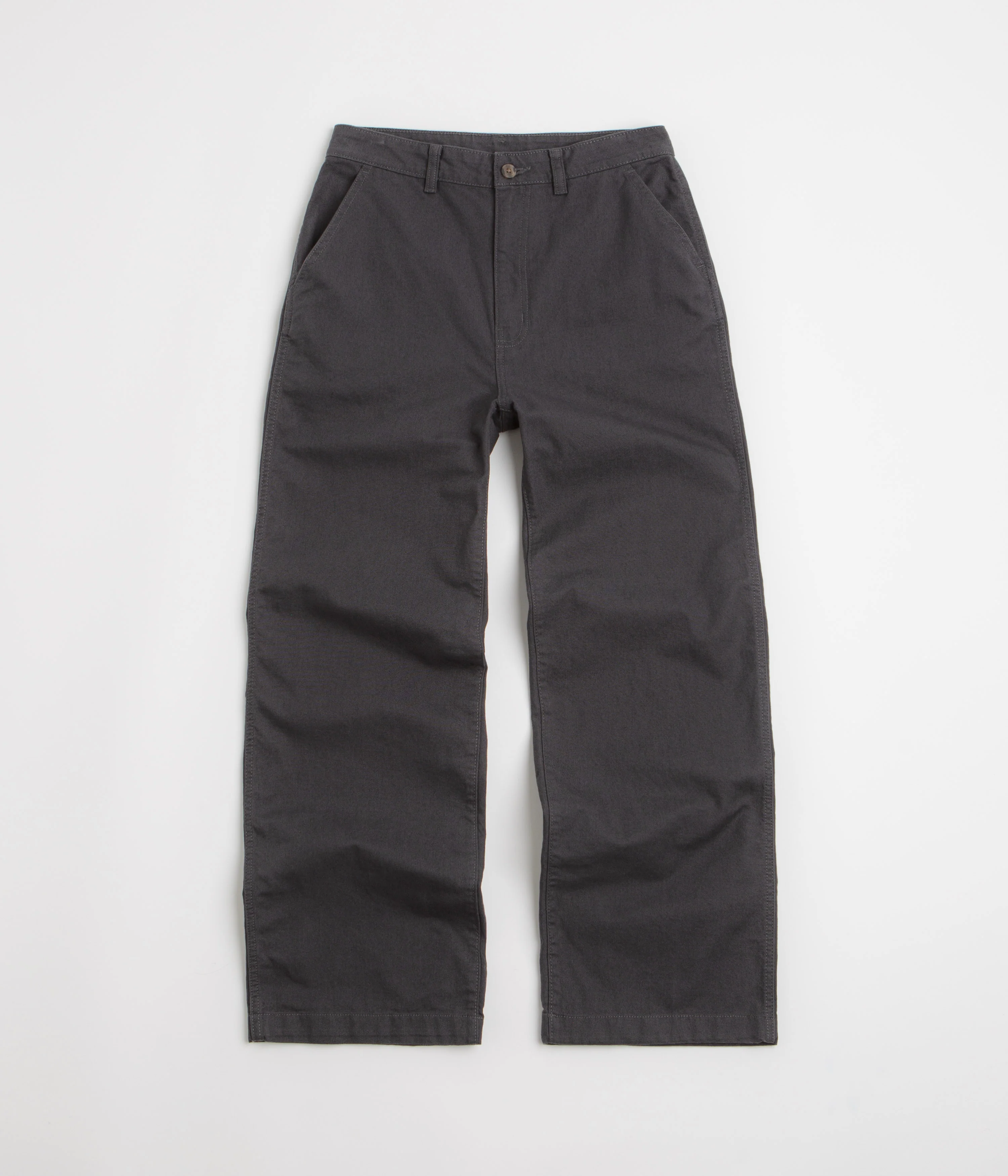 Patagonia Womens Point Reyes Canvas Wide Leg Pants - Ink Black