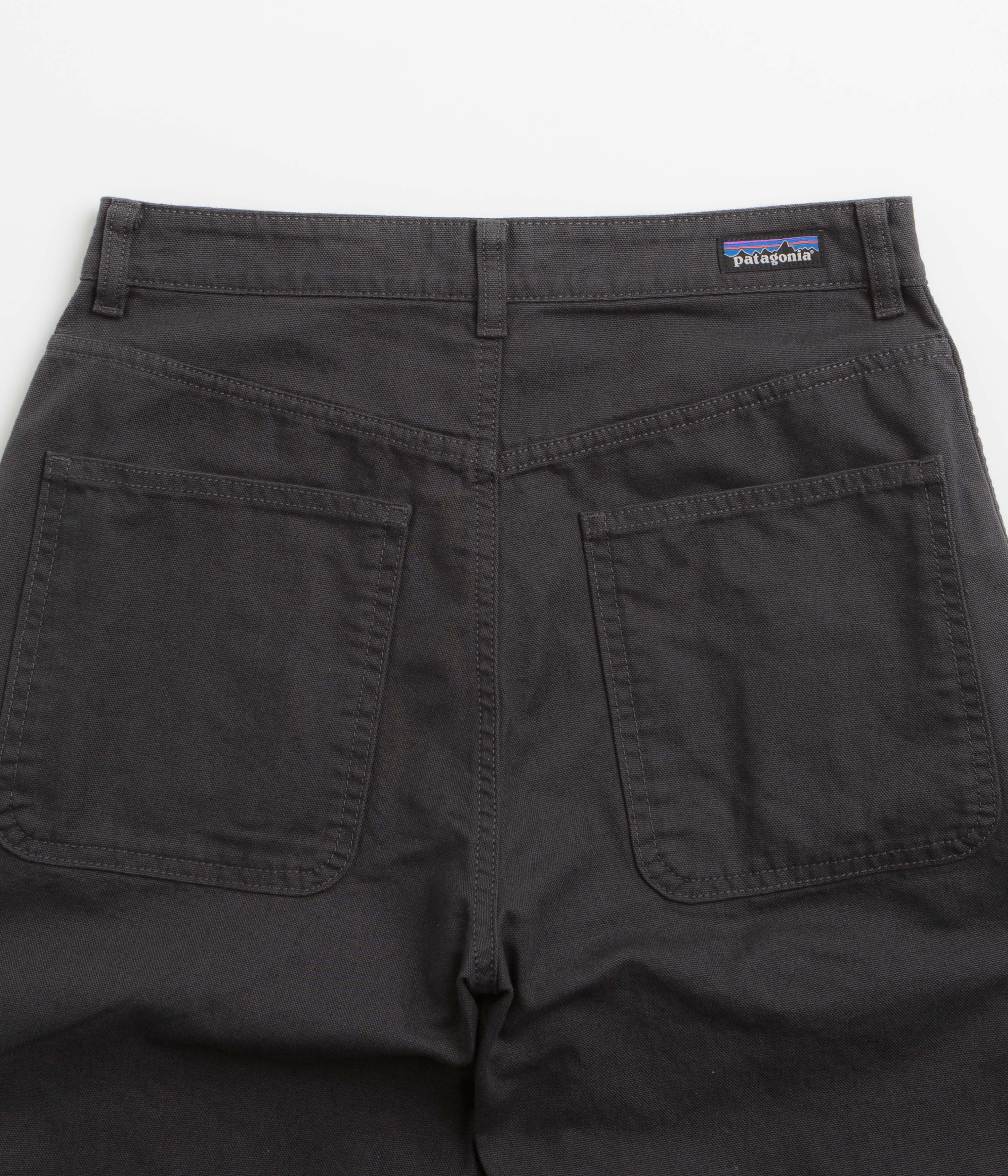 Patagonia Womens Point Reyes Canvas Wide Leg Pants - Ink Black - Image 6