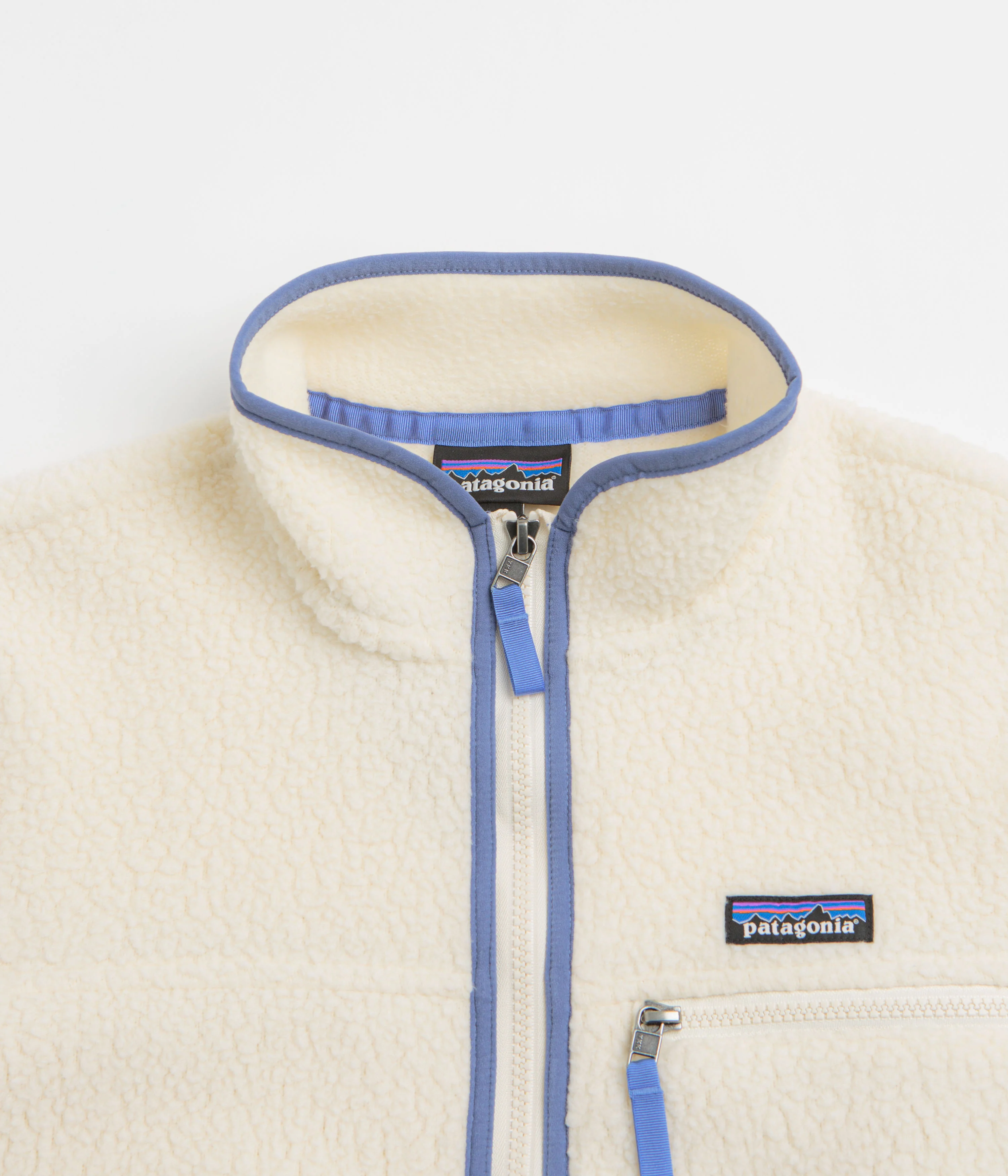 Patagonia Womens Retro Pile Fleece Jacket - Natural - Image 4