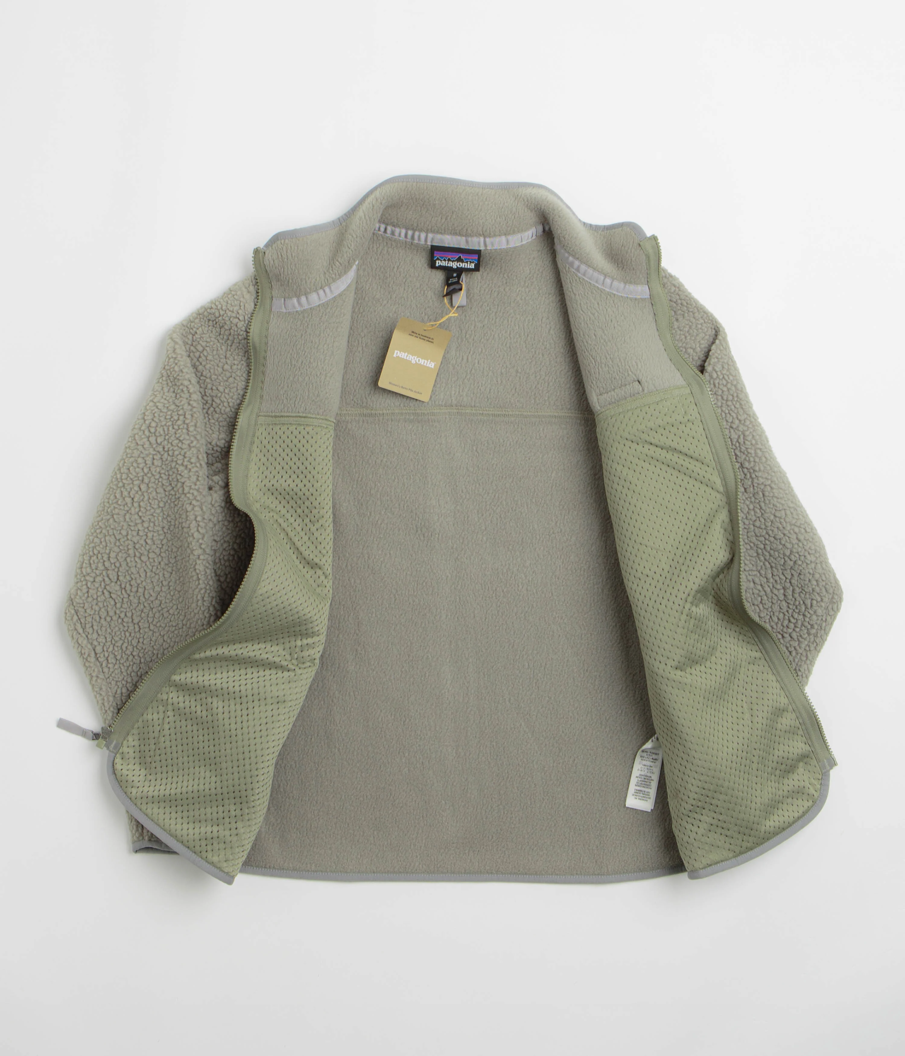 Patagonia Womens Retro Pile Fleece Jacket - River Rock Green - Image 2