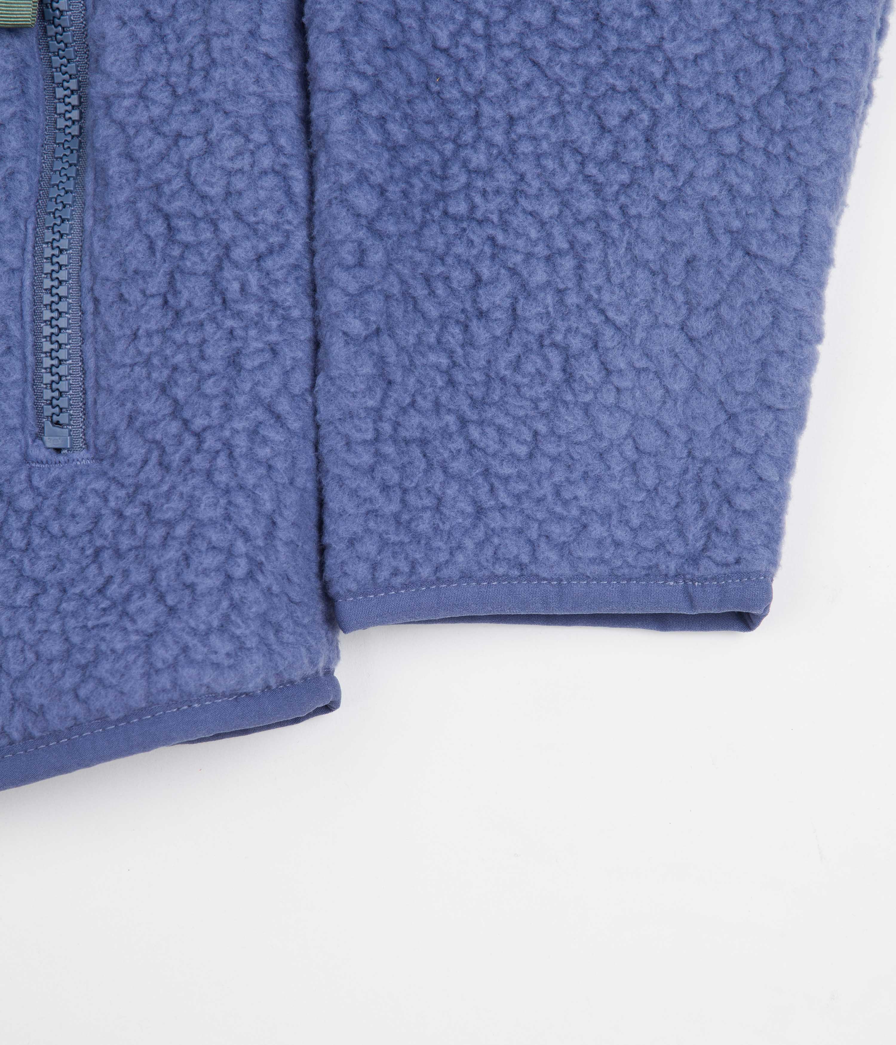 Patagonia Womens Retro Pile Hooded Fleece - Current Blue - Image 2