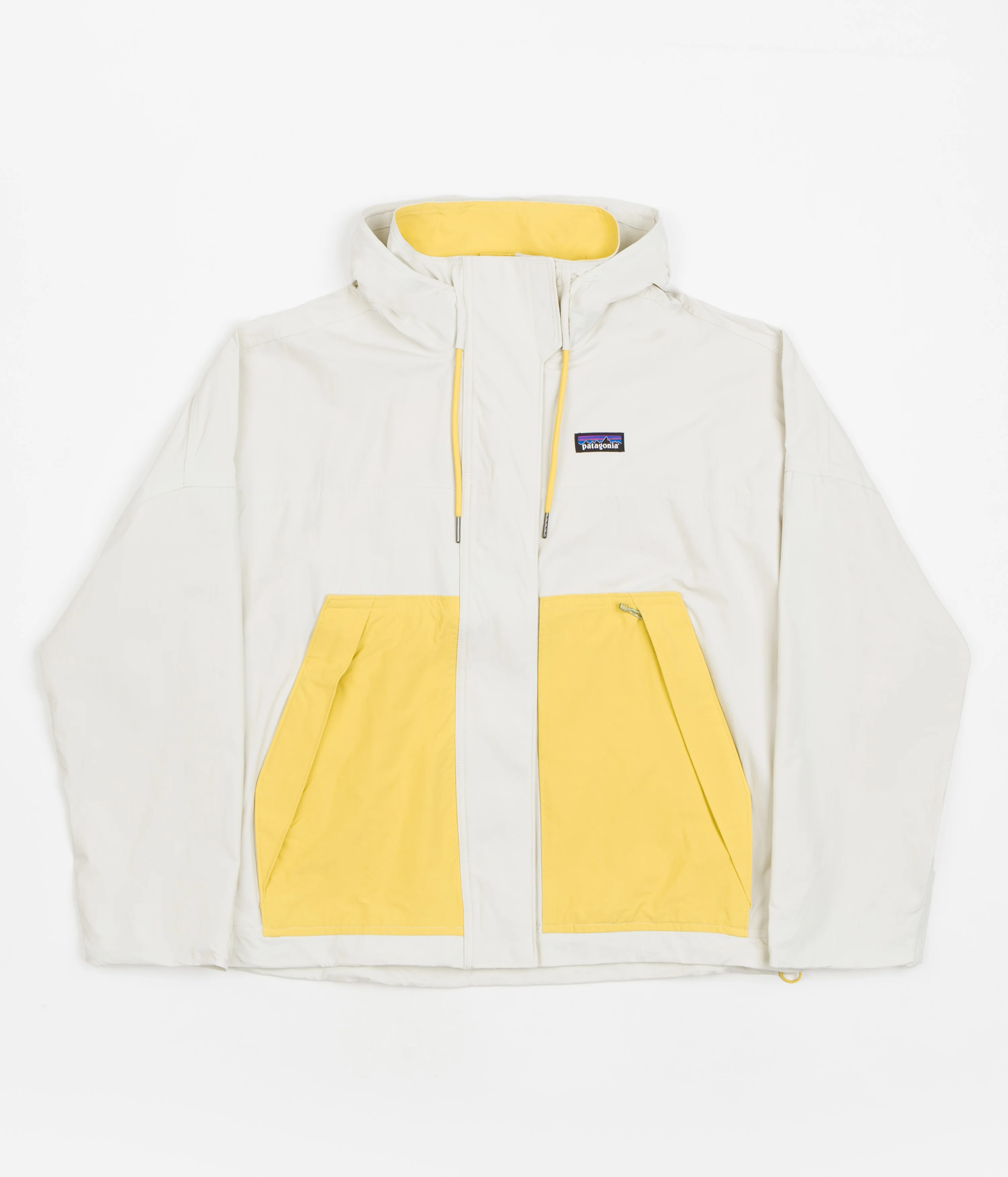 Patagonia Womens Skysail Jacket - Dyno White / Surfboard Yellow
