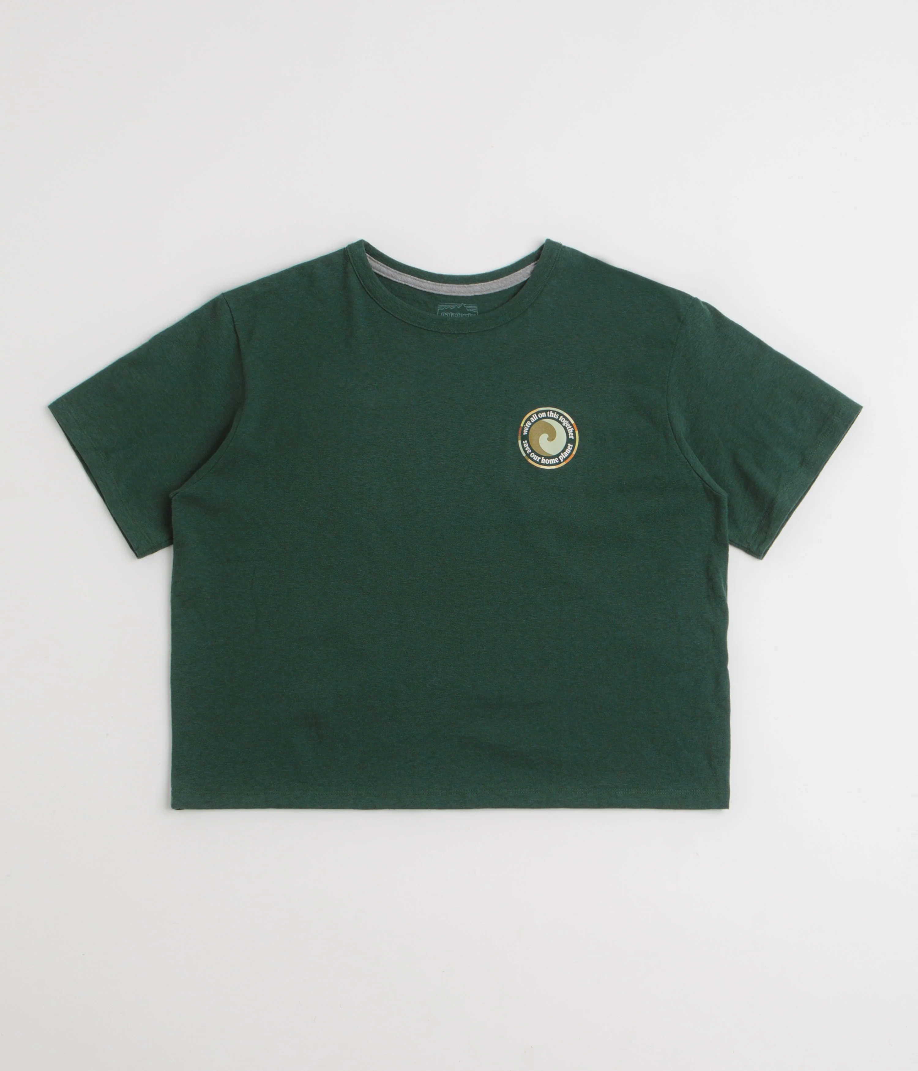 Patagonia Womens Unity Fitz Easy Cut Responsibili-Tee T-Shirt - Cascade Green