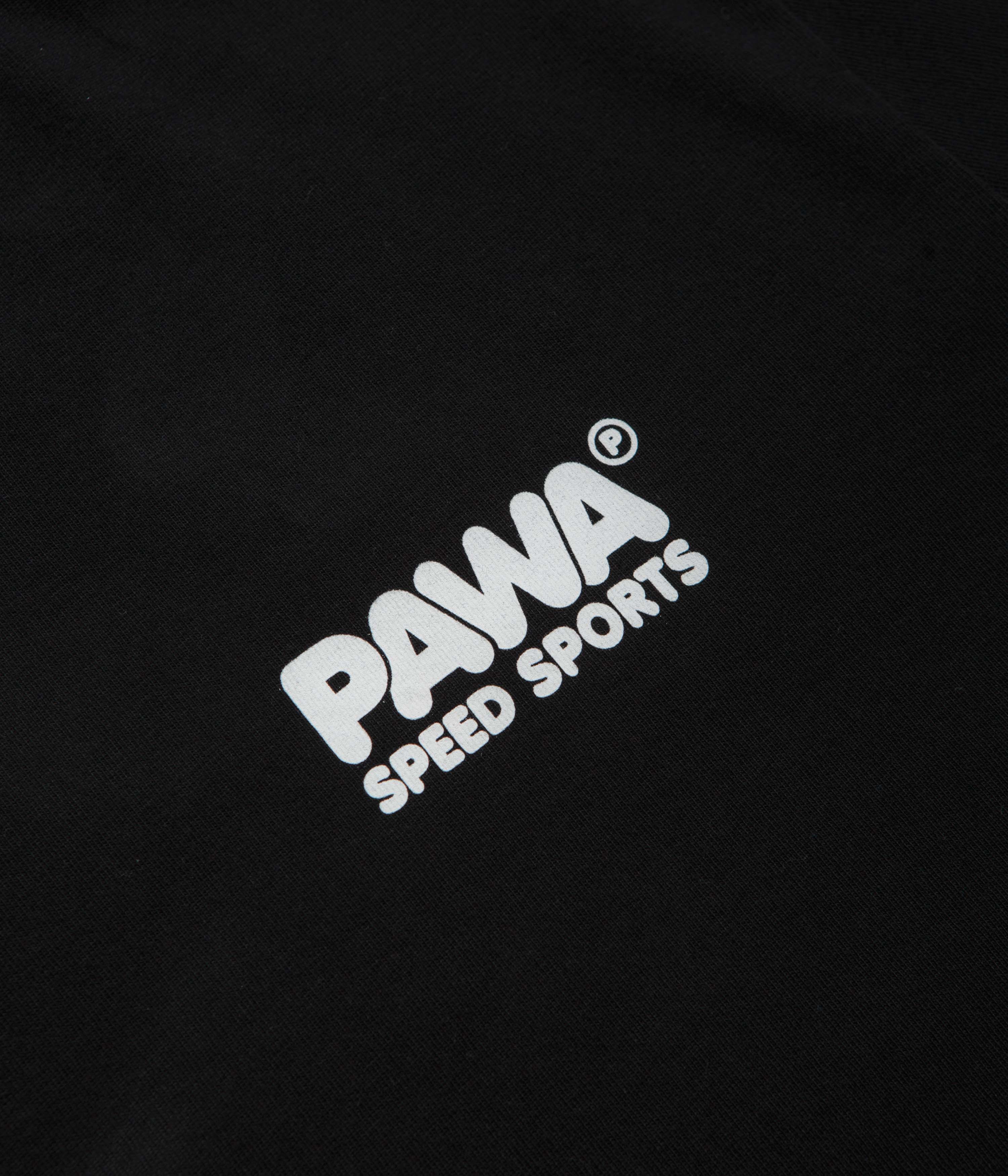 Pawa Speed Sports Burnout T-Shirt - Black - Image 3