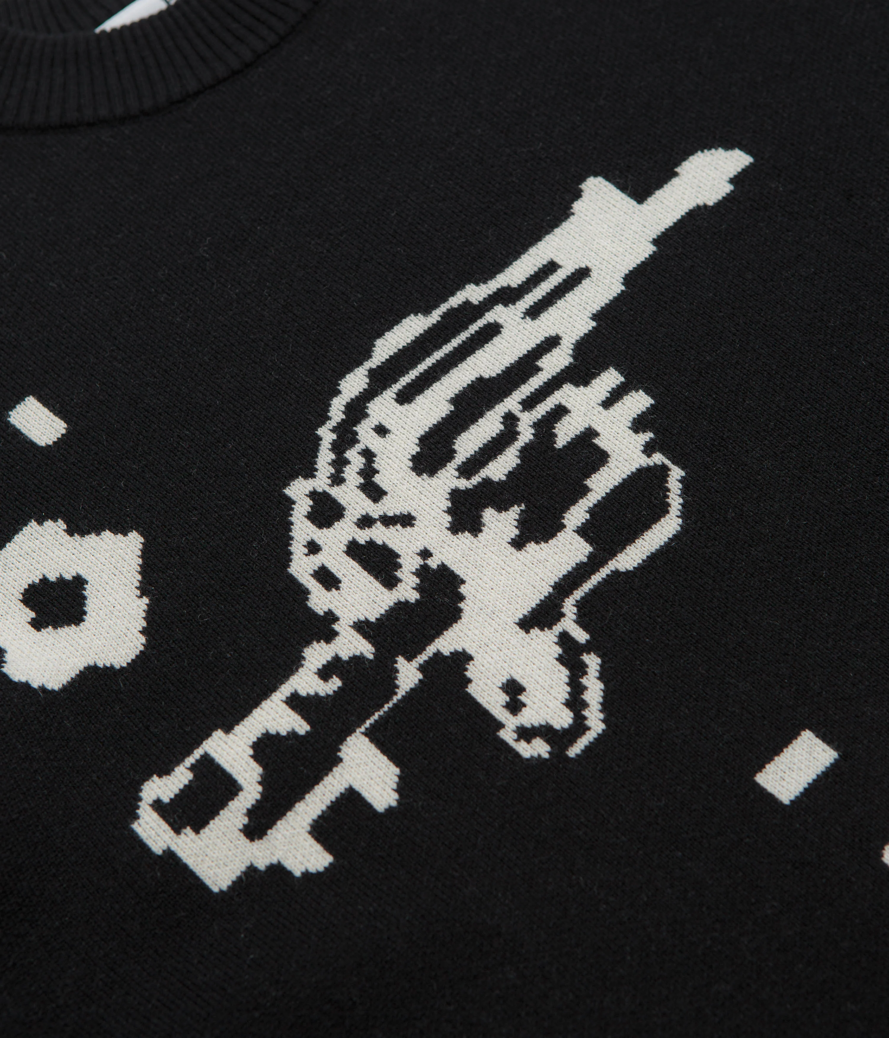 Pawa Speed Sports Digi Doggo Knit Sweatshirt - Black - Image 3