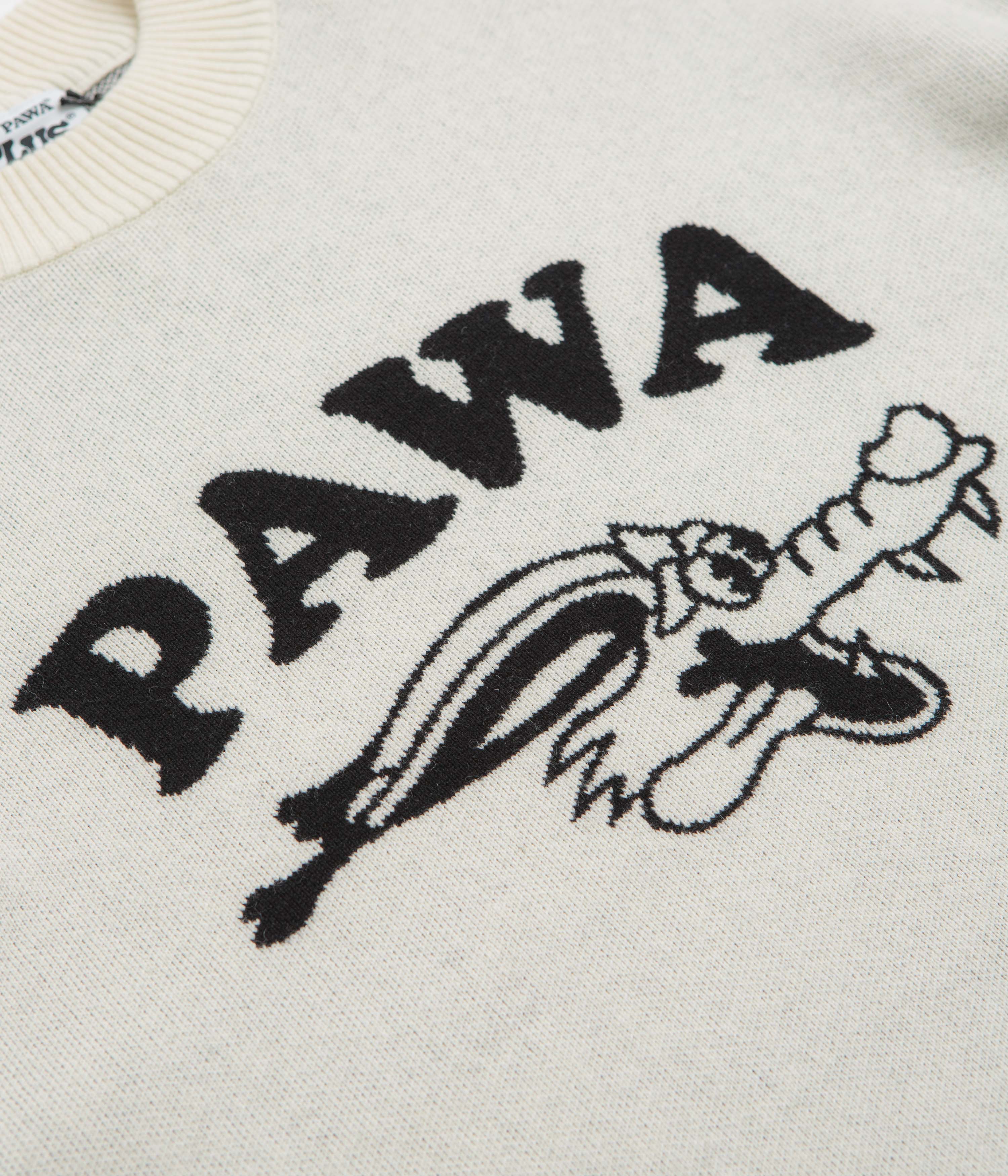 Pawa Speed Sports Doggo Knit Sweatshirt - Cream - Image 3