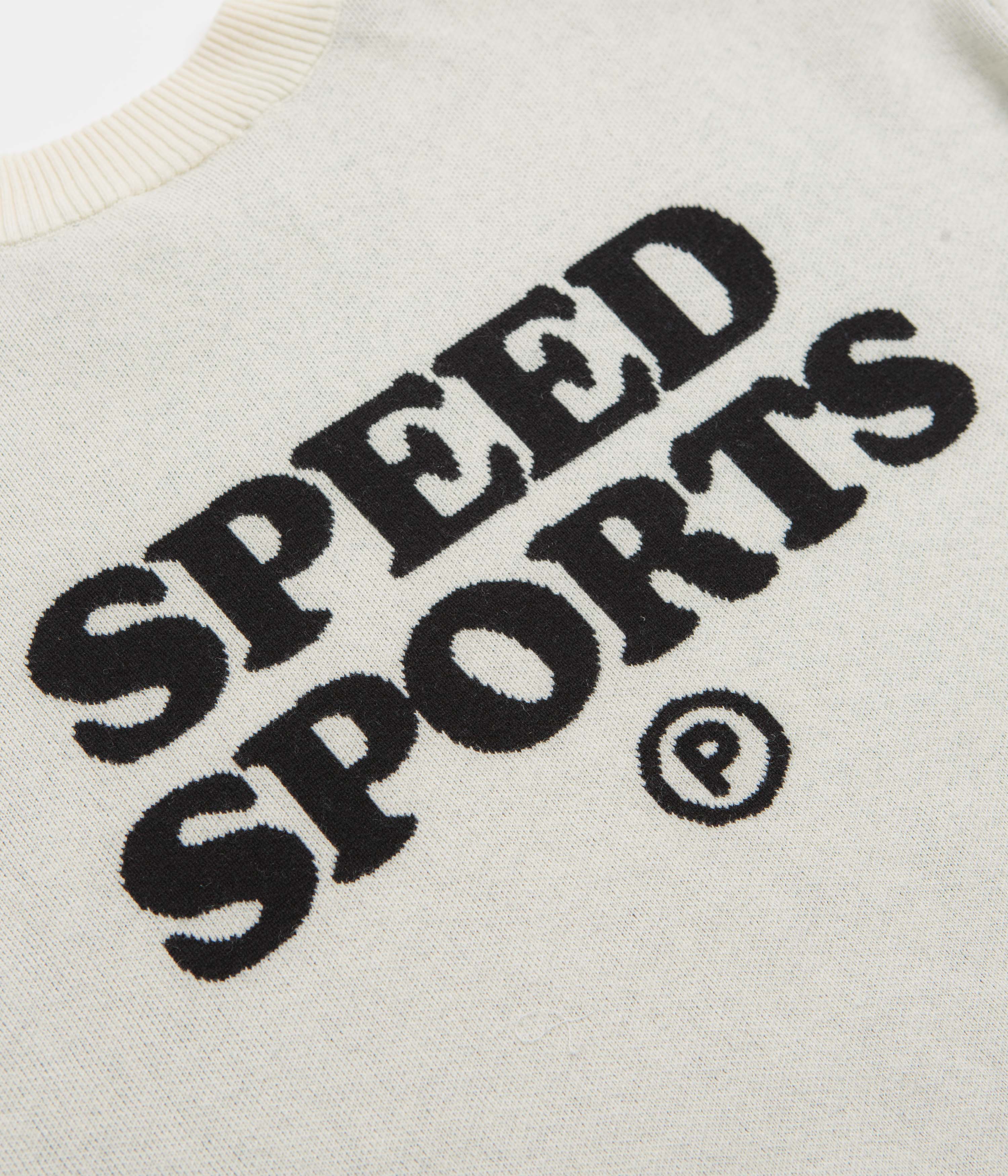 Pawa Speed Sports Doggo Knit Sweatshirt - Cream - Image 6