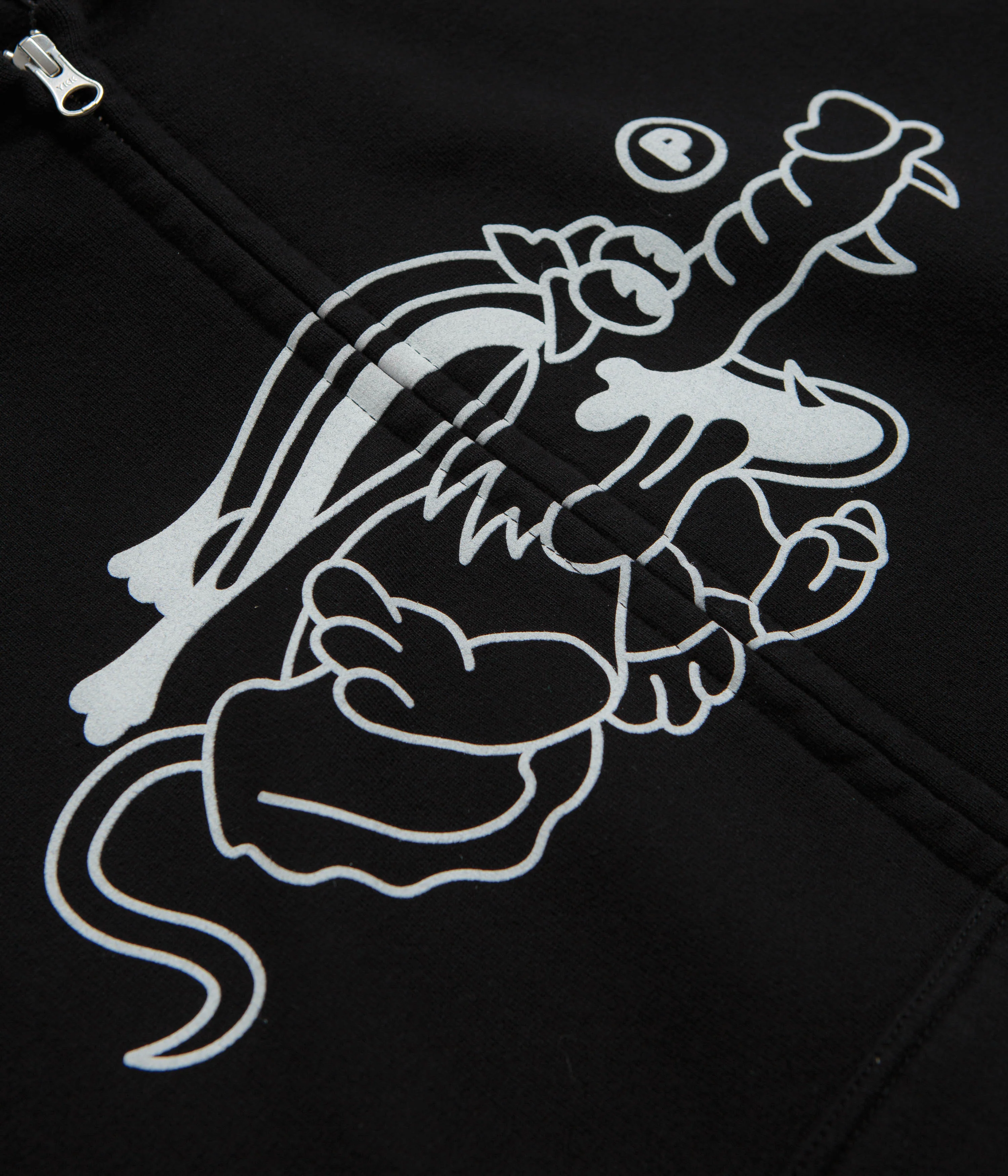 Pawa Speed Sports Doggo Zip Hoodie - Black - Image 5