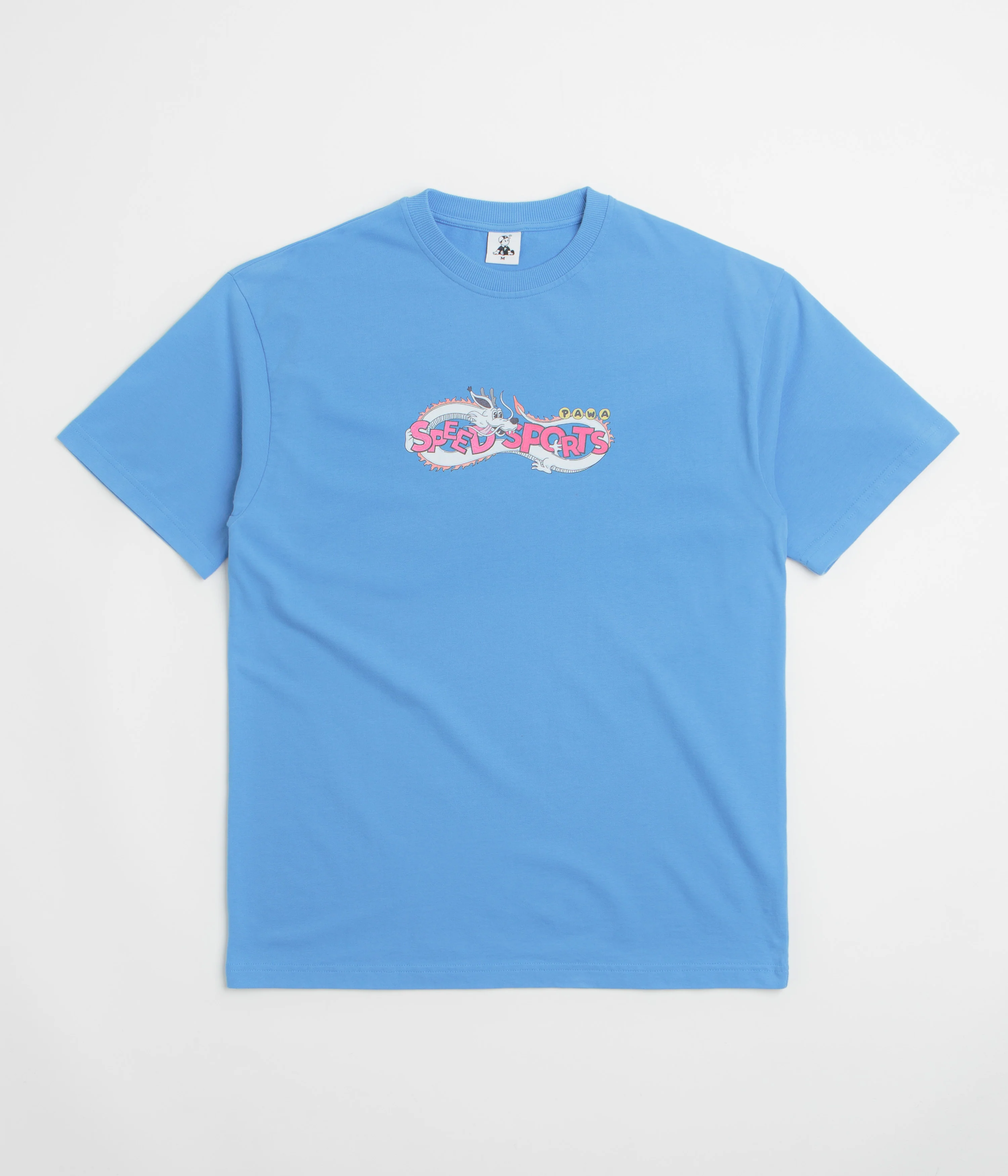 Pawa Speed Sports Dragon Doggo T-Shirt - Bleu / Azur - Image 2