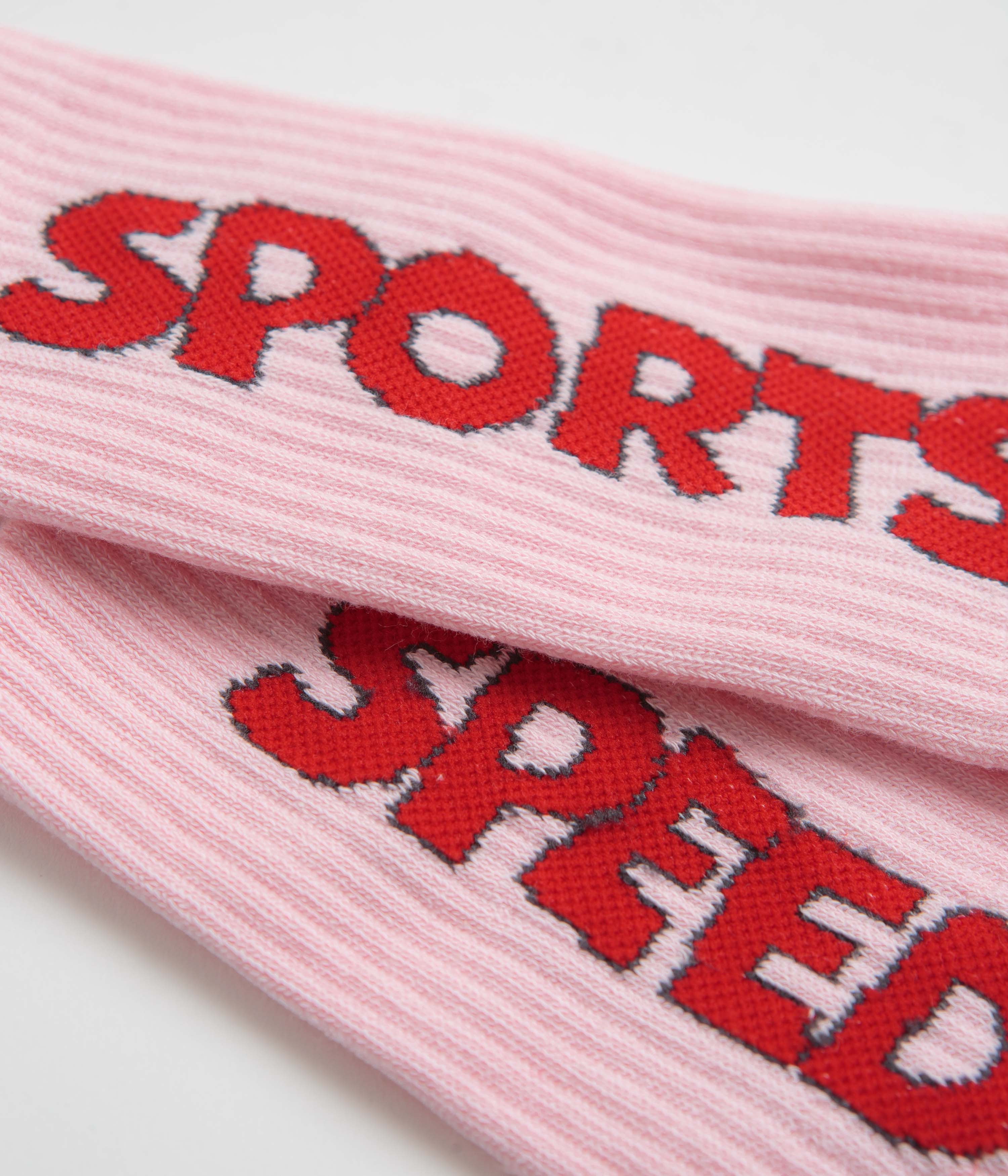 Pawa Speed Sports Raceday Socks - Sakura Pink - Image 3