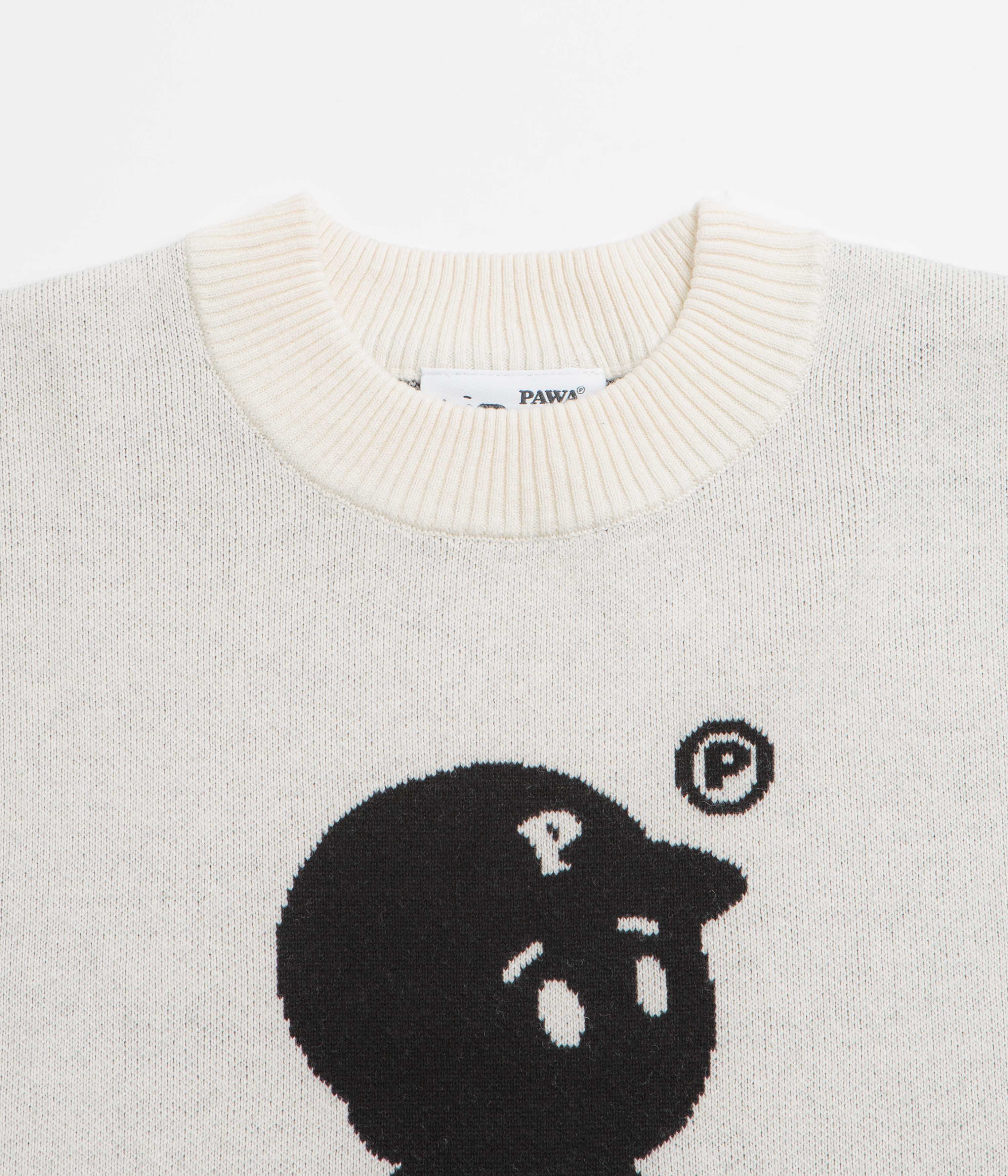 Pawa Speed Sports Skeleboy Knit Sweatshirt - Off White - Image 2