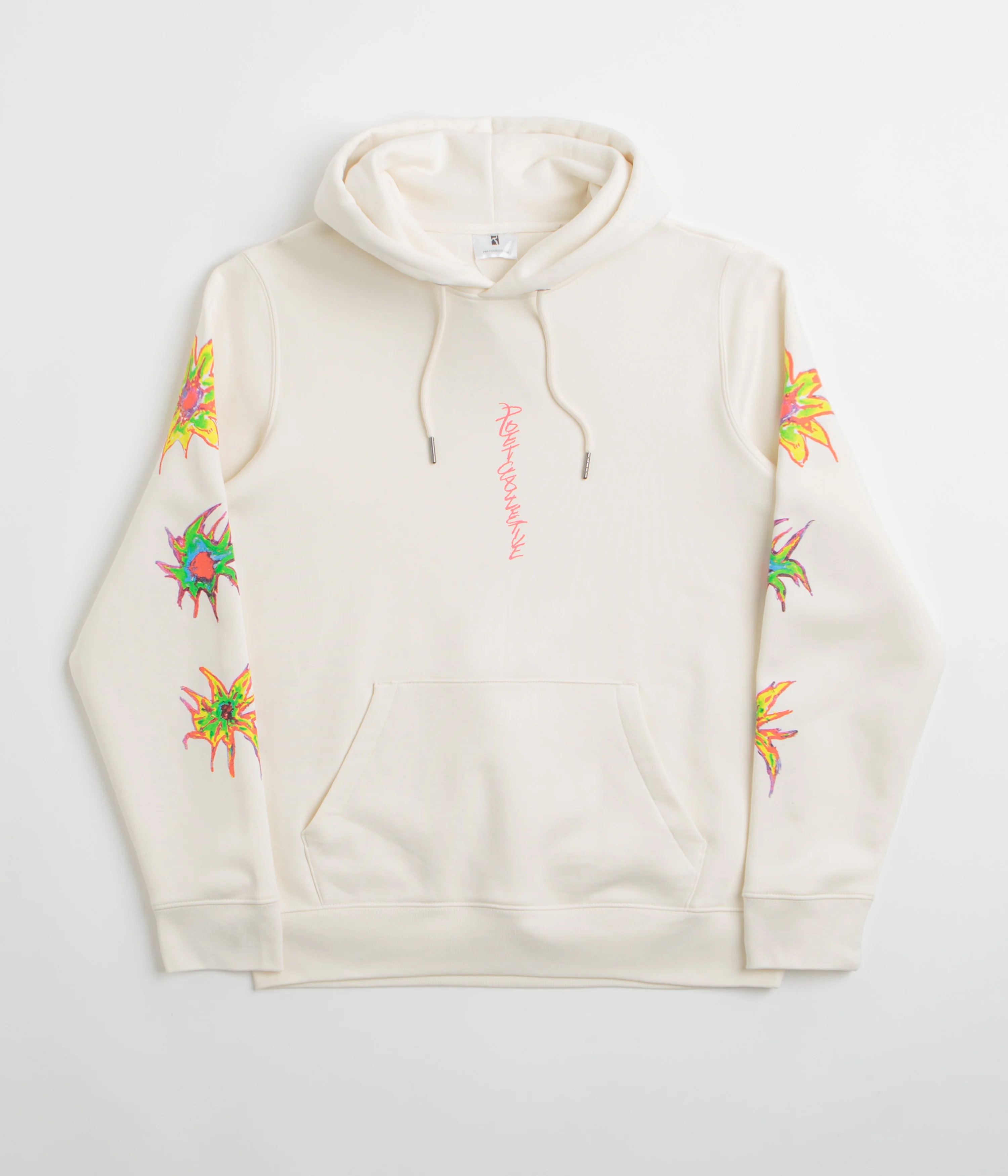 Poetic Collective Arm Tribal Hoodie - Ivory
