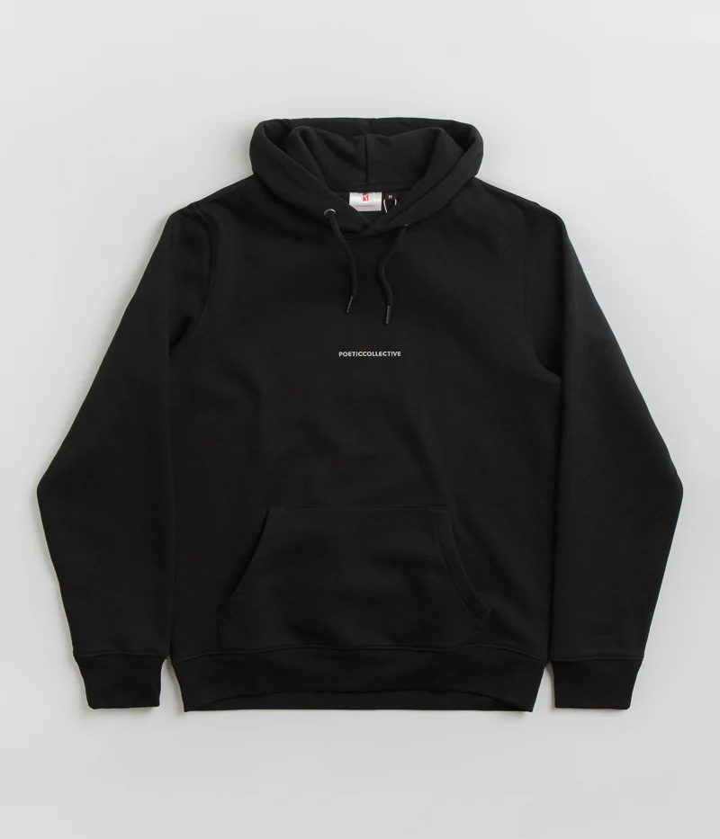 Poetic Collective Box Hoodie - Black - Image 2