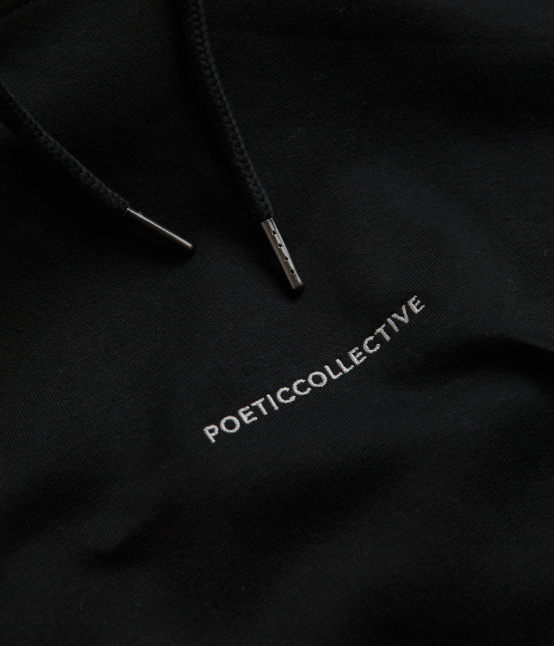 Poetic Collective Box Hoodie - Black - Image 4