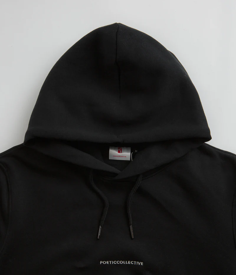 Poetic Collective Box Hoodie - Black - Image 5