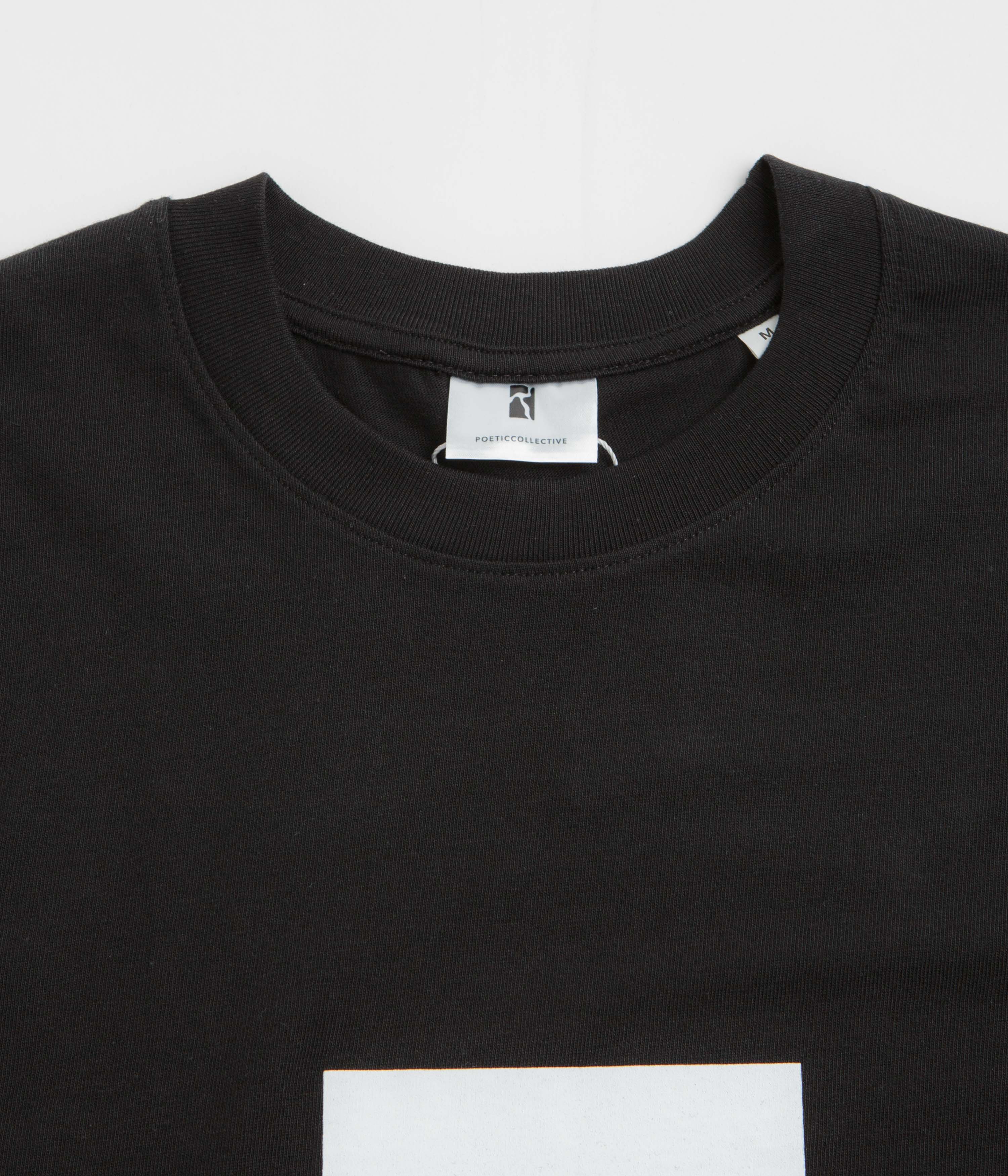 Poetic Collective Box T-Shirt - Black / White - Image 3
