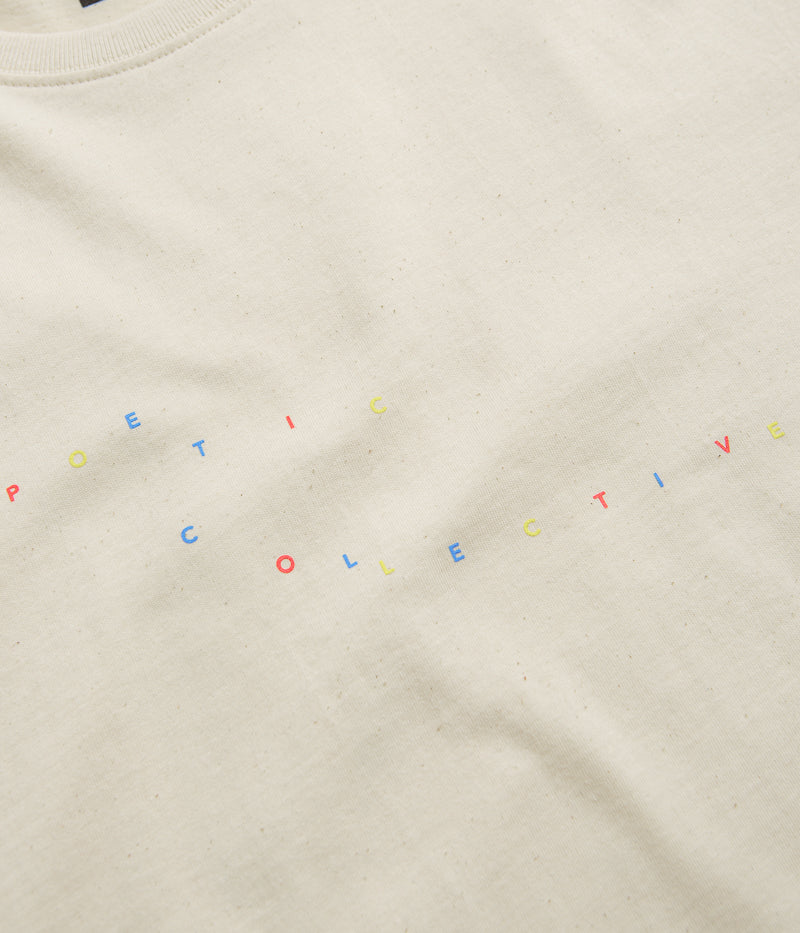 Poetic Collective Colour Logo T-Shirt - White - Image 3