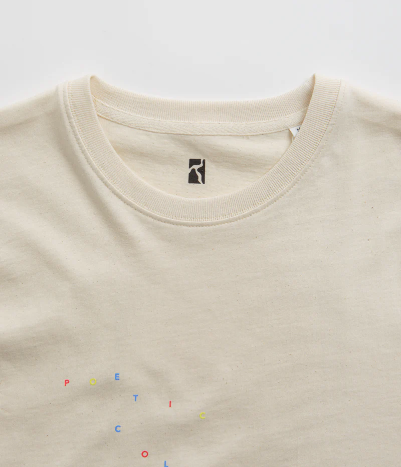 Poetic Collective Colour Logo T-Shirt - White - Image 4