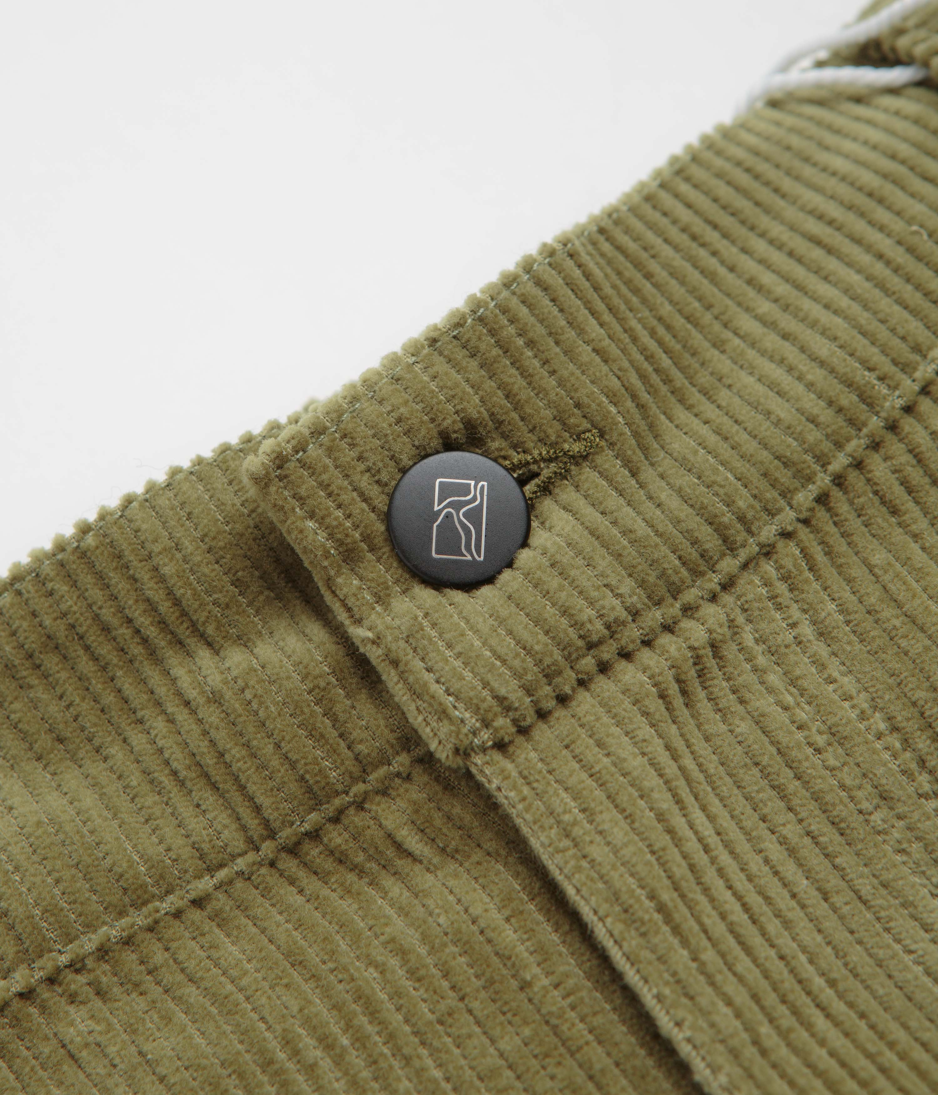 Poetic Collective Corduroy Sculptor Pants - Olive Green - Image 5