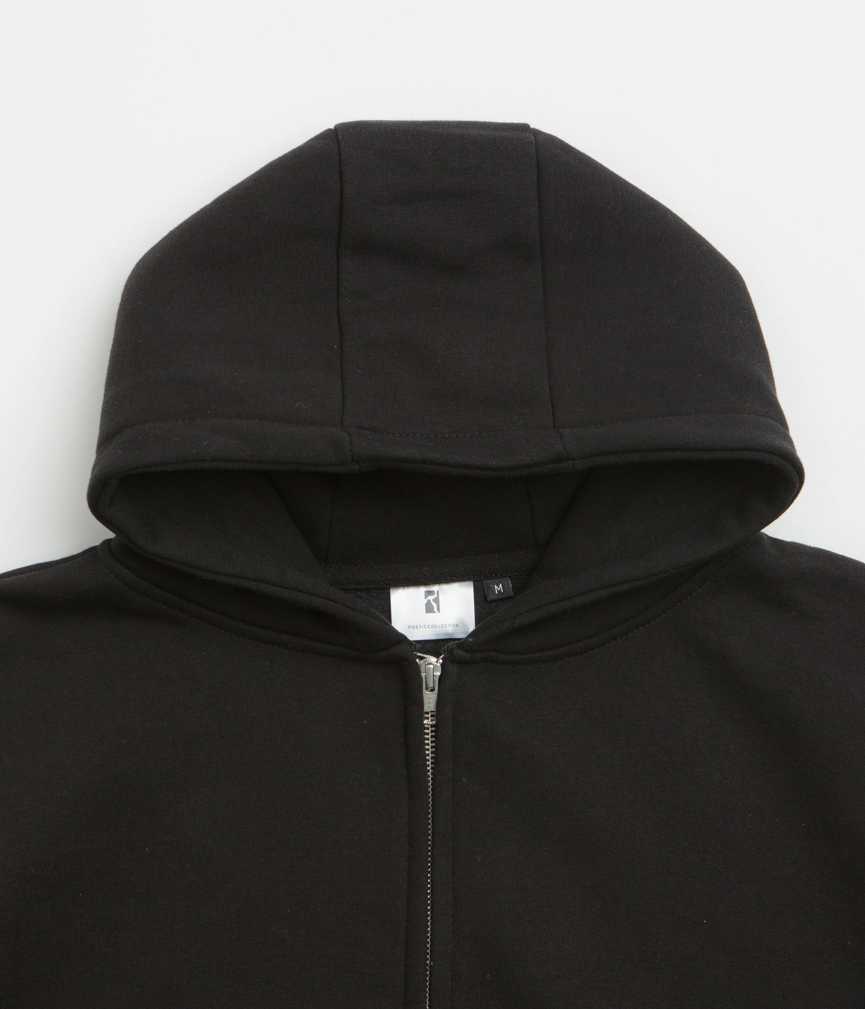 Poetic Collective Crayon Arm Zip Hoodie - Black - Image 4