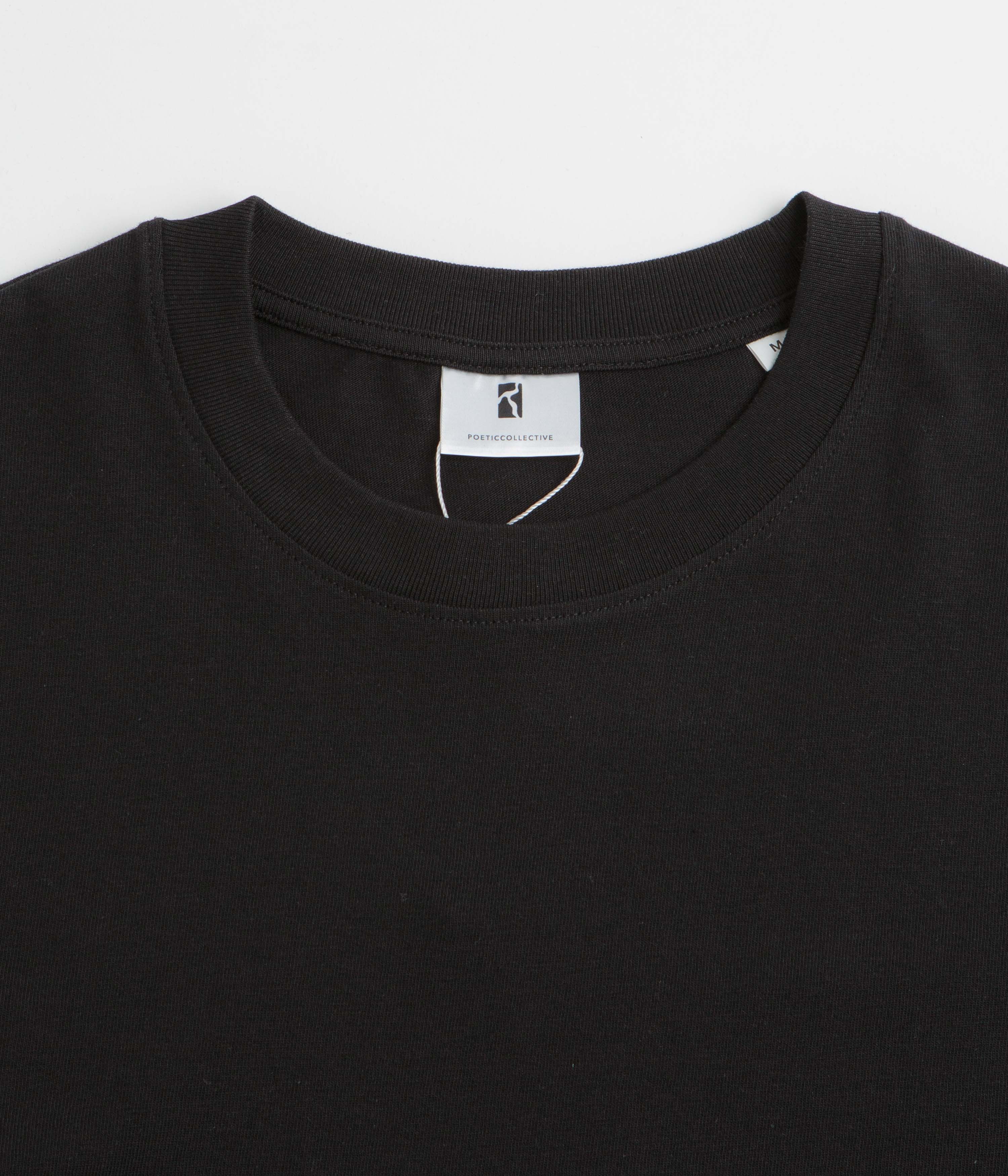 Poetic Collective Cross T-Shirt - Black - Image 3