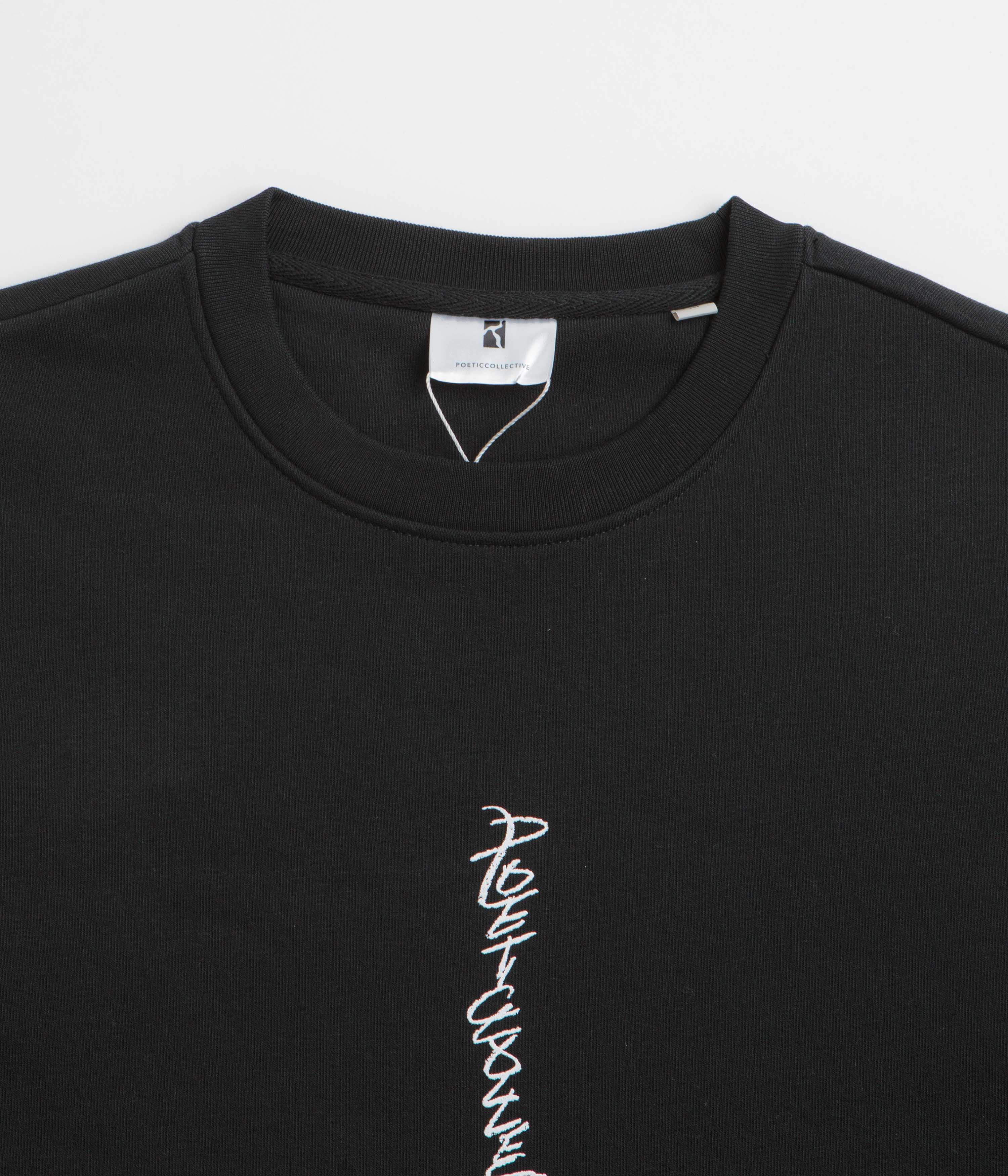 Poetic Collective Demon Crewneck Sweatshirt - Black - Image 3