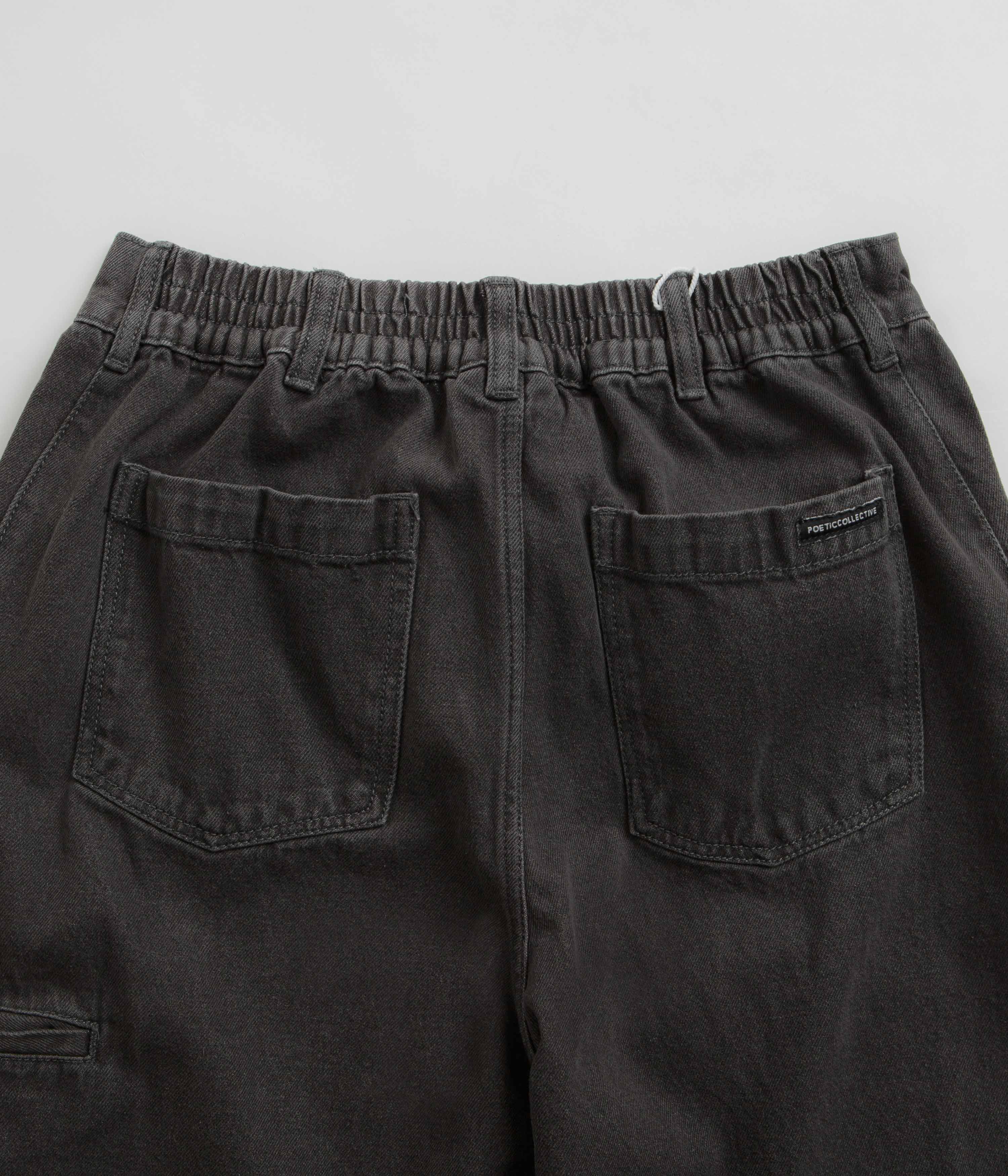 Poetic Collective Denim Balloon Pants - Grey Wash - Image 6