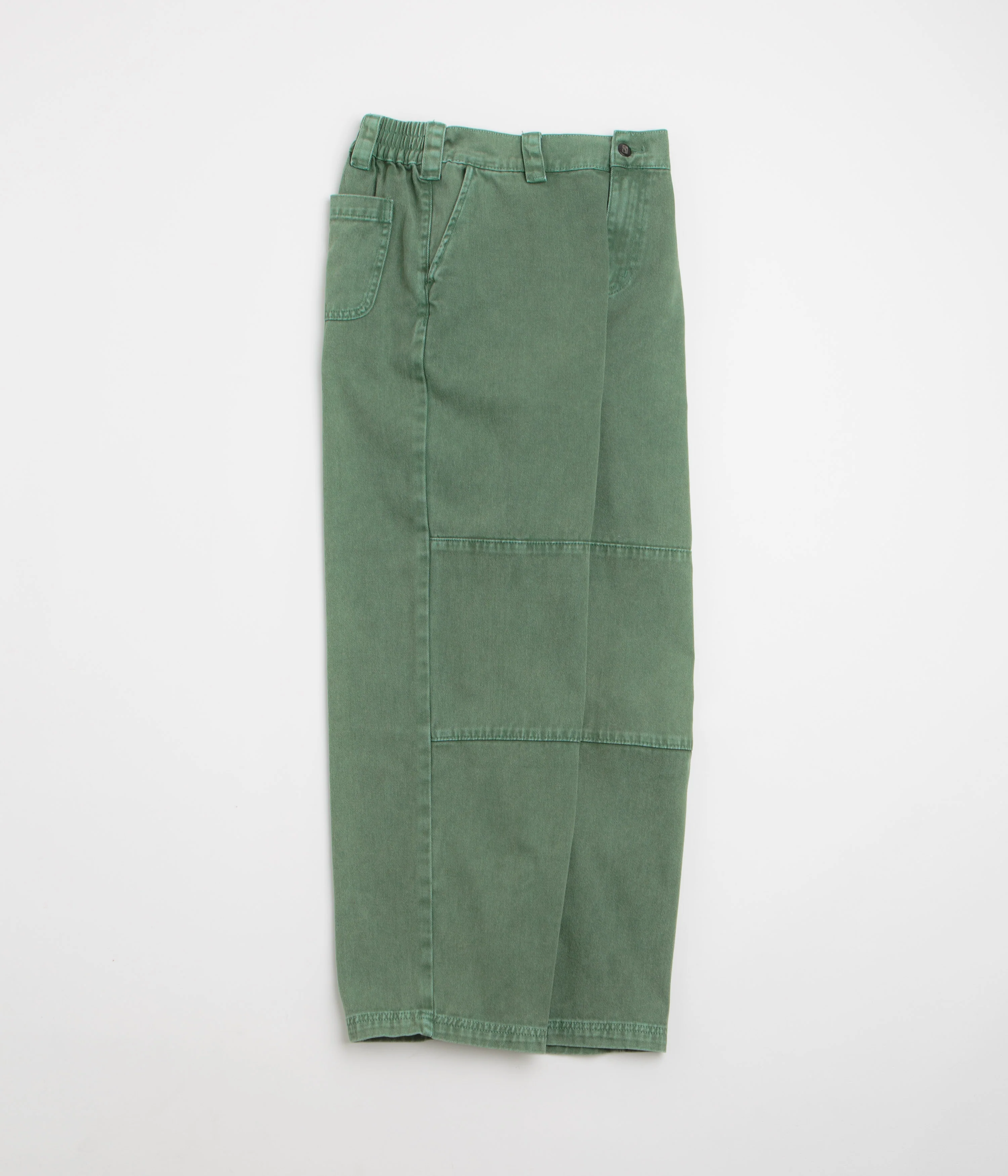 Poetic Collective Denim Sculptor Pants - Green Acid Wash / Green - Image 2