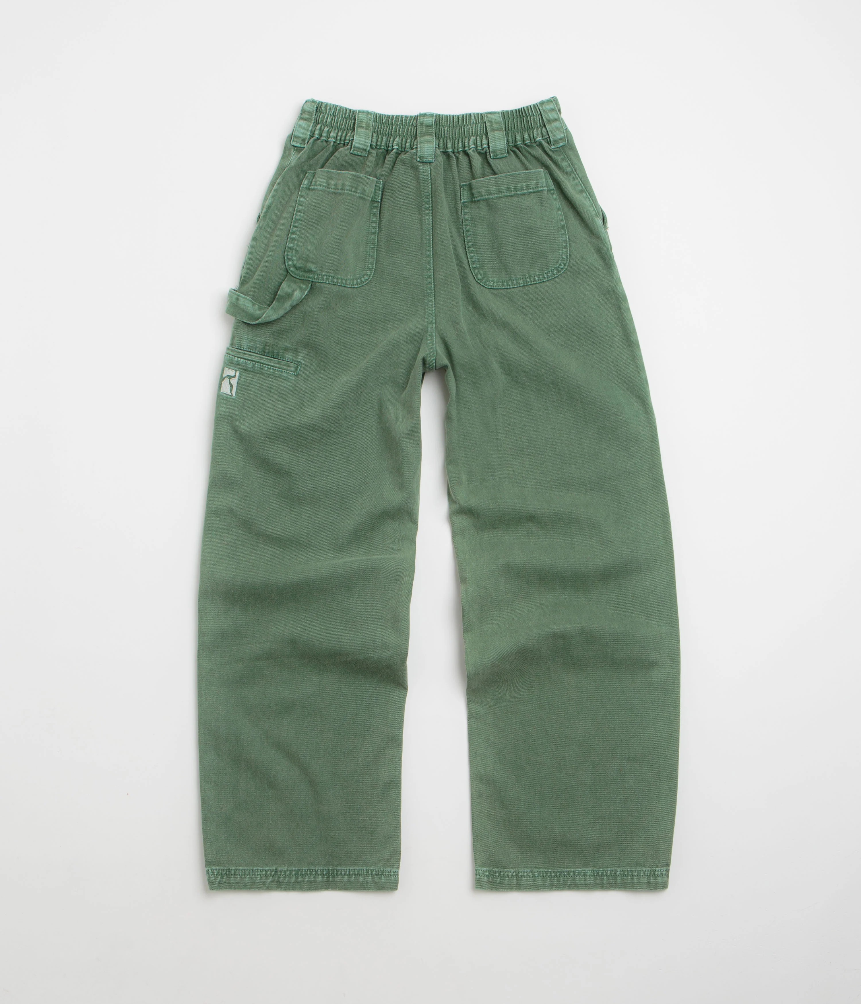 Poetic Collective Denim Sculptor Pants - Green Acid Wash / Green - Image 3